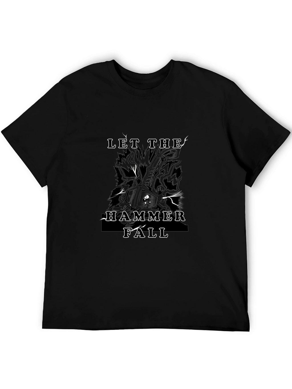 Let The Hammer Fall Black T-Shirt
