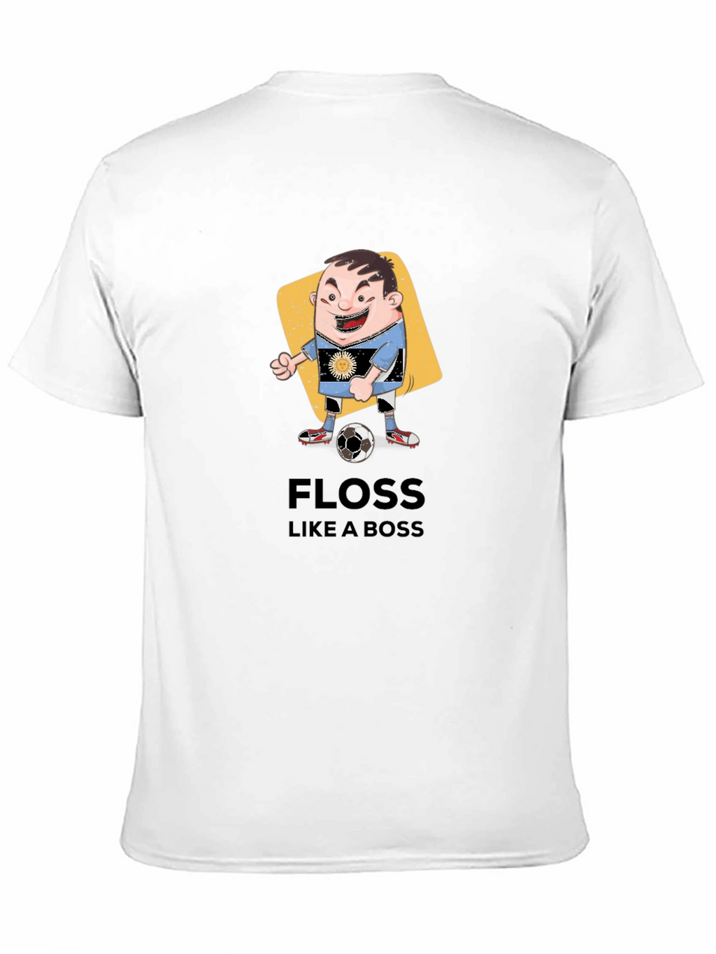 Floss Like a Boss Cartoon Soccer Player T-Shirt