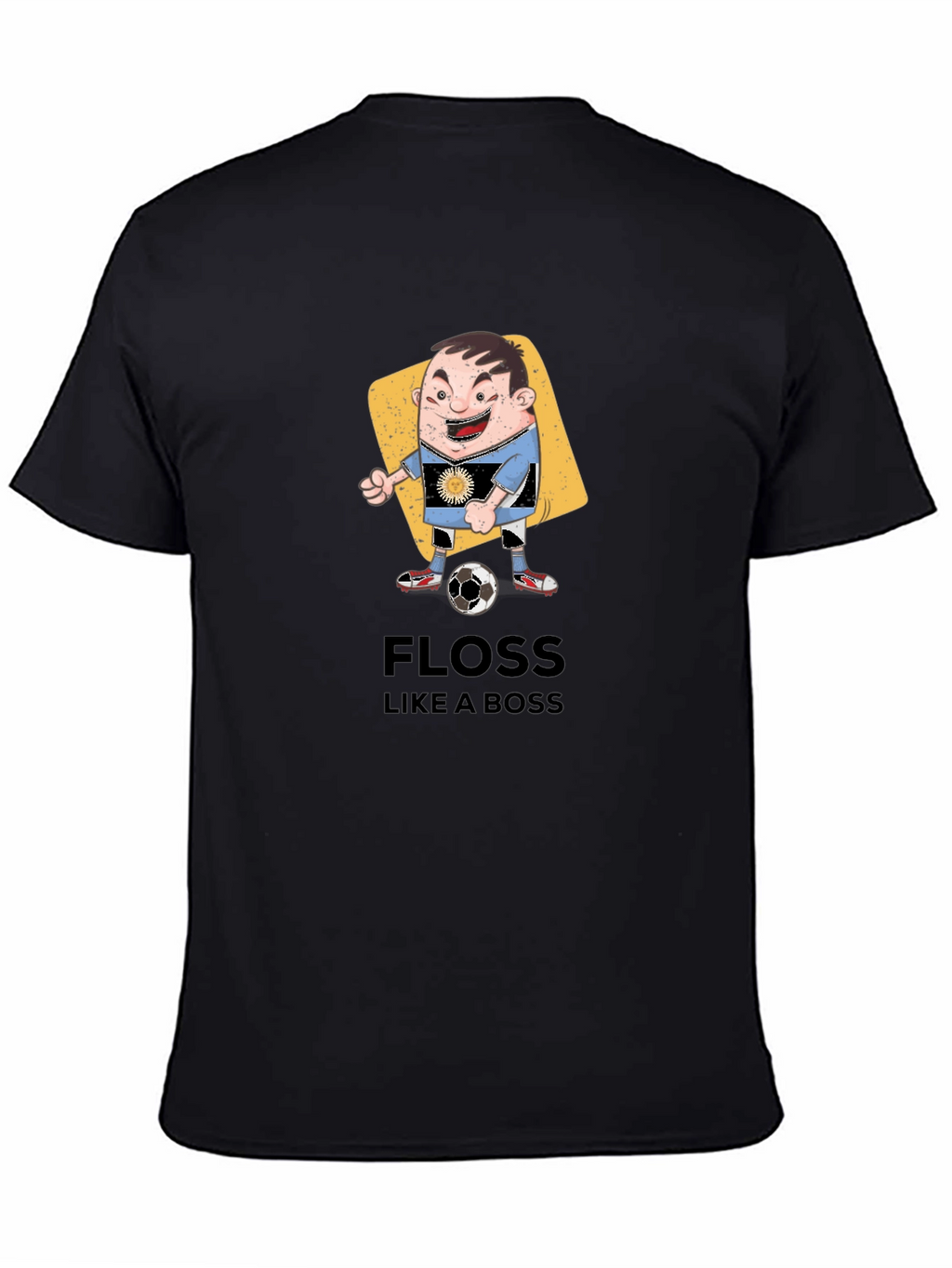 Floss Like a Boss Cartoon Soccer Player T-Shirt
