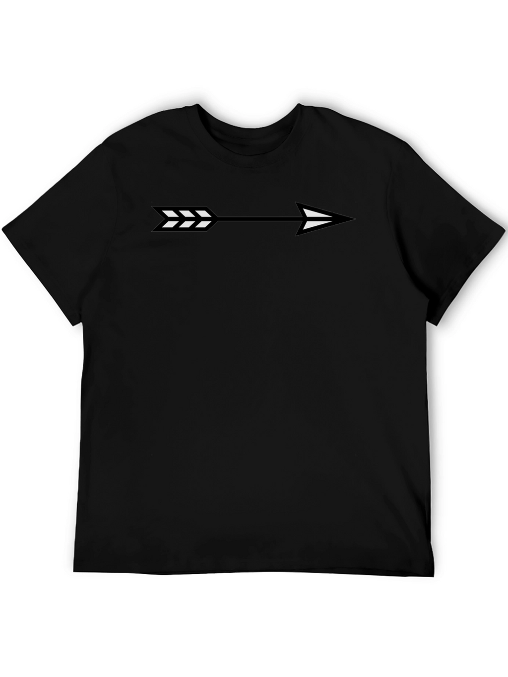Arrow Graphic Black T-Shirt | Stylish Casual Tee