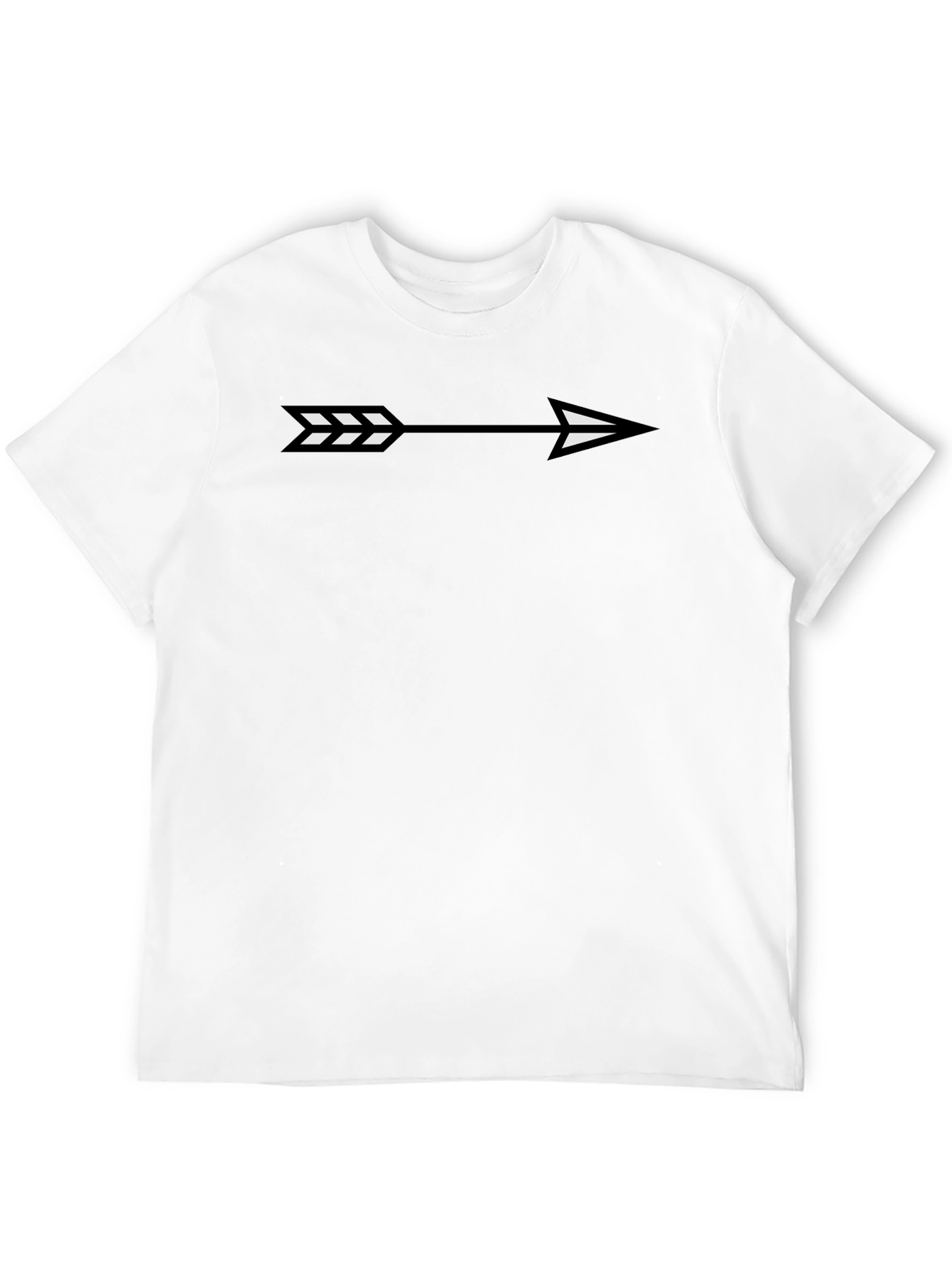 Arrow Graphic Black T-Shirt | Stylish Casual Tee
