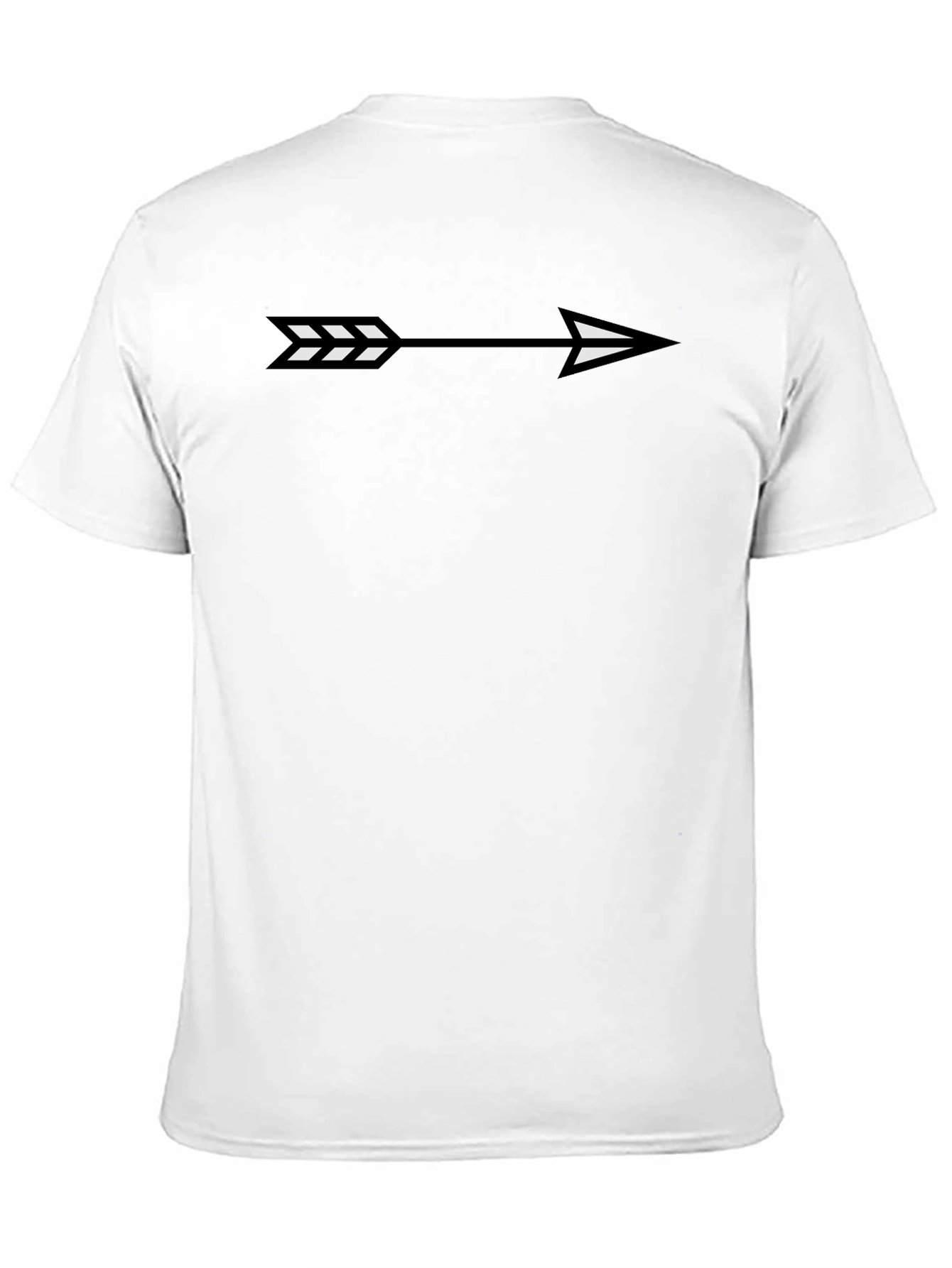 Arrow Graphic Black T-Shirt | Stylish Casual Tee