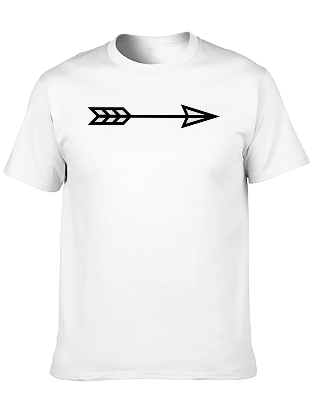 Arrow Graphic Black T-Shirt | Stylish Casual Tee