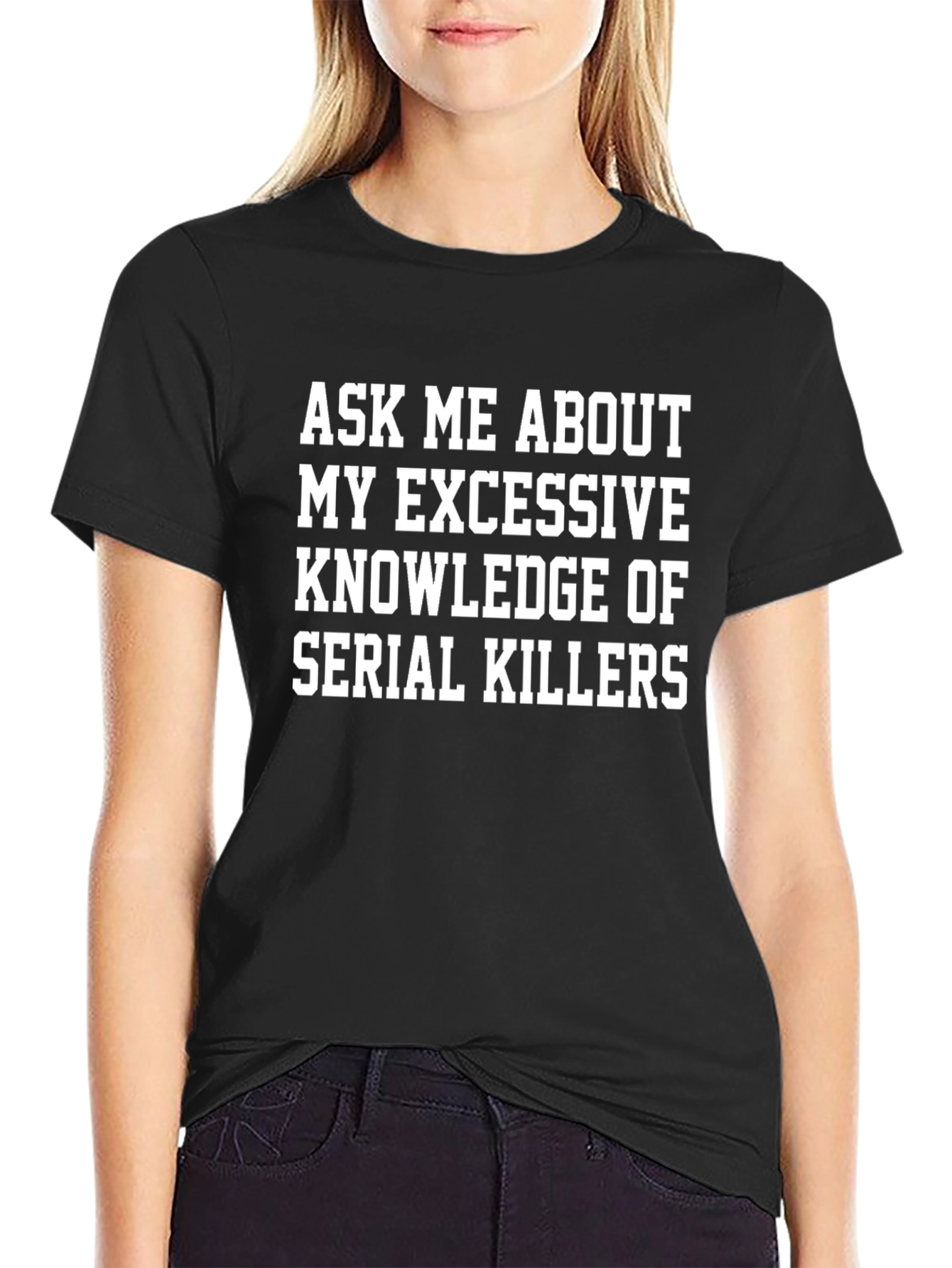 Serial Killer Knowledge T-Shirt - Bold Graphic Tee