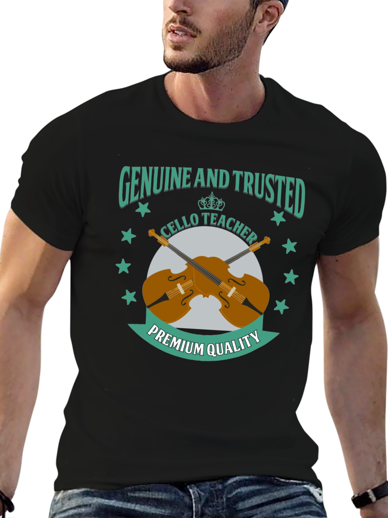 Genuine & Trusted Cello Teacher Premium Quality T-Shirt
