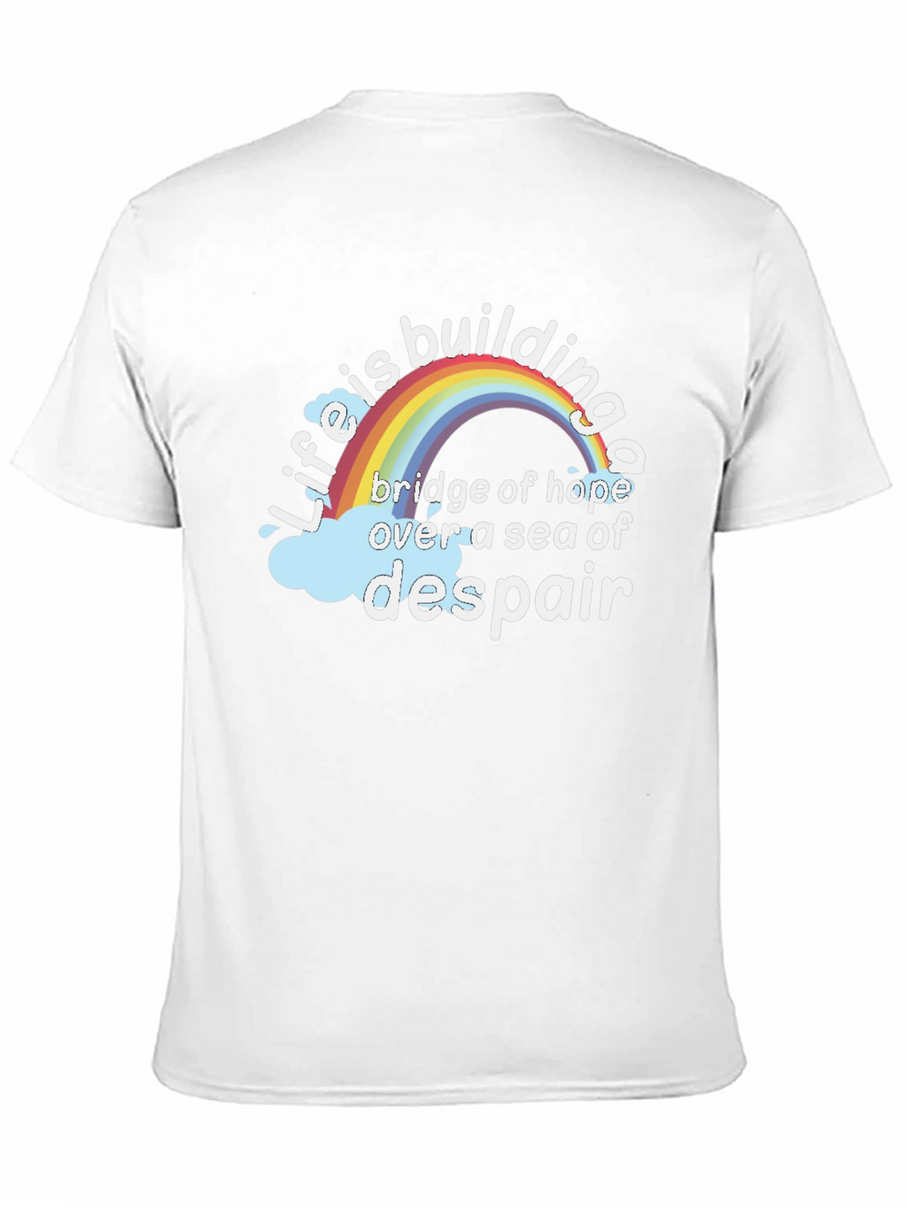 Rainbow Bridge of Hope Graphic T-Shirt
