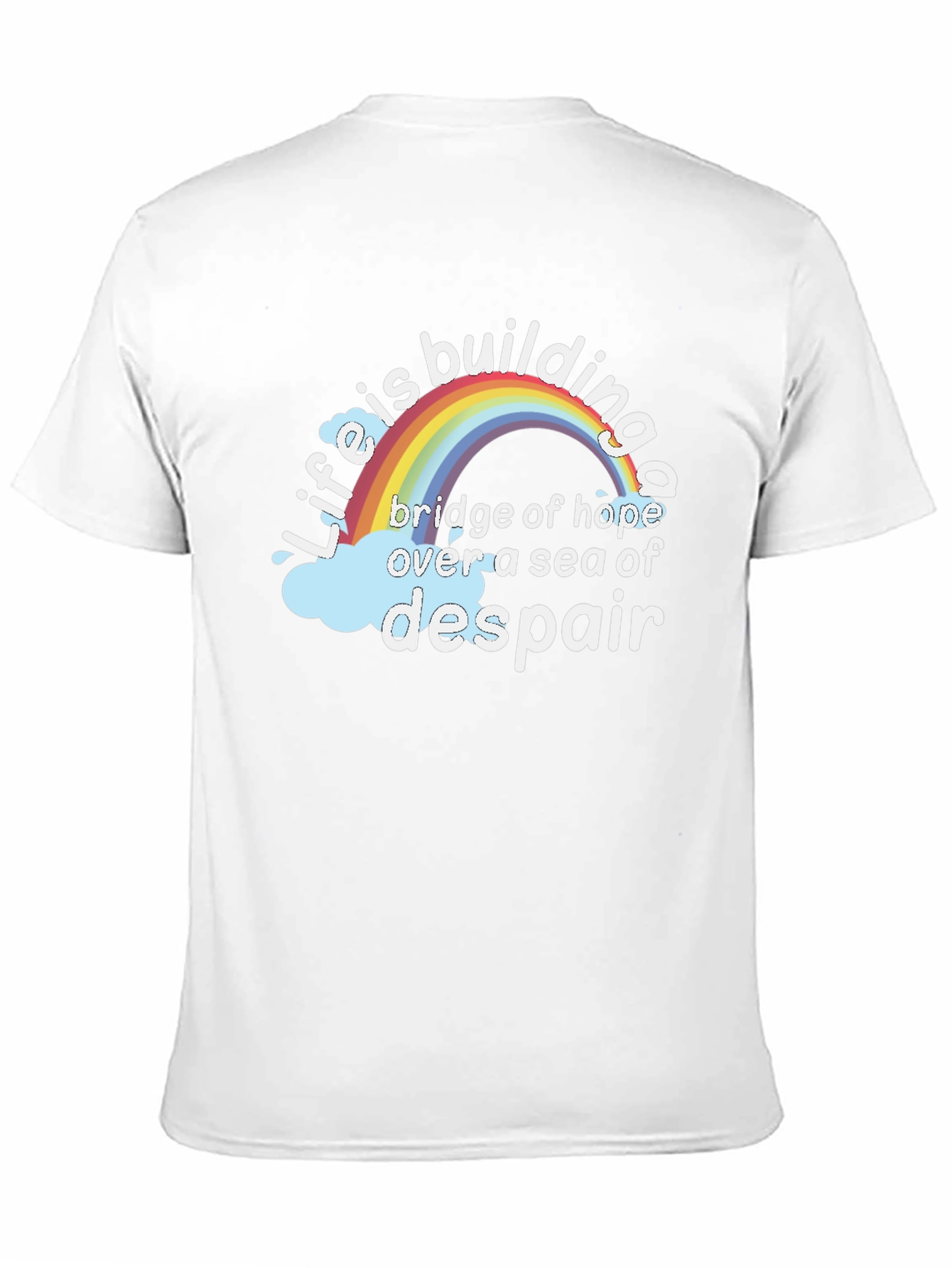 Rainbow Bridge of Hope Graphic T-Shirt
