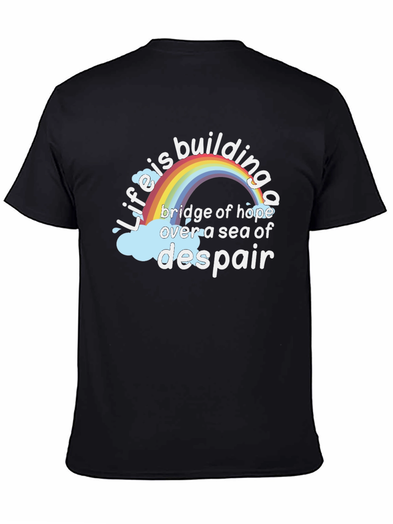 Rainbow Bridge of Hope Graphic T-Shirt