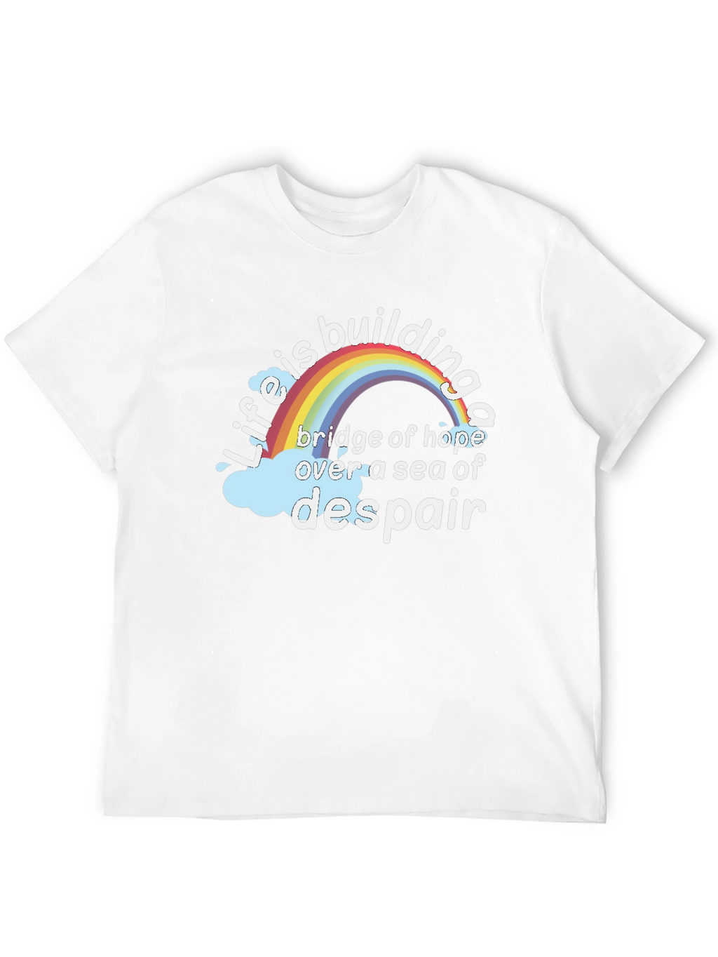 Rainbow Bridge of Hope Graphic T-Shirt