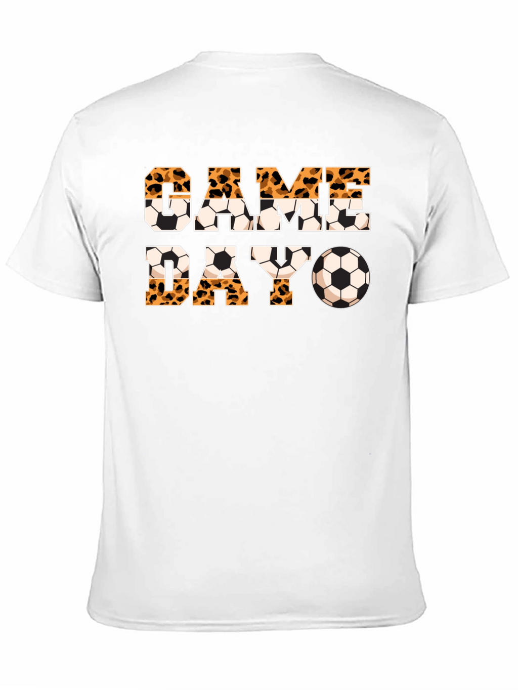 Game Day Leopard Print Soccer T-Shirt