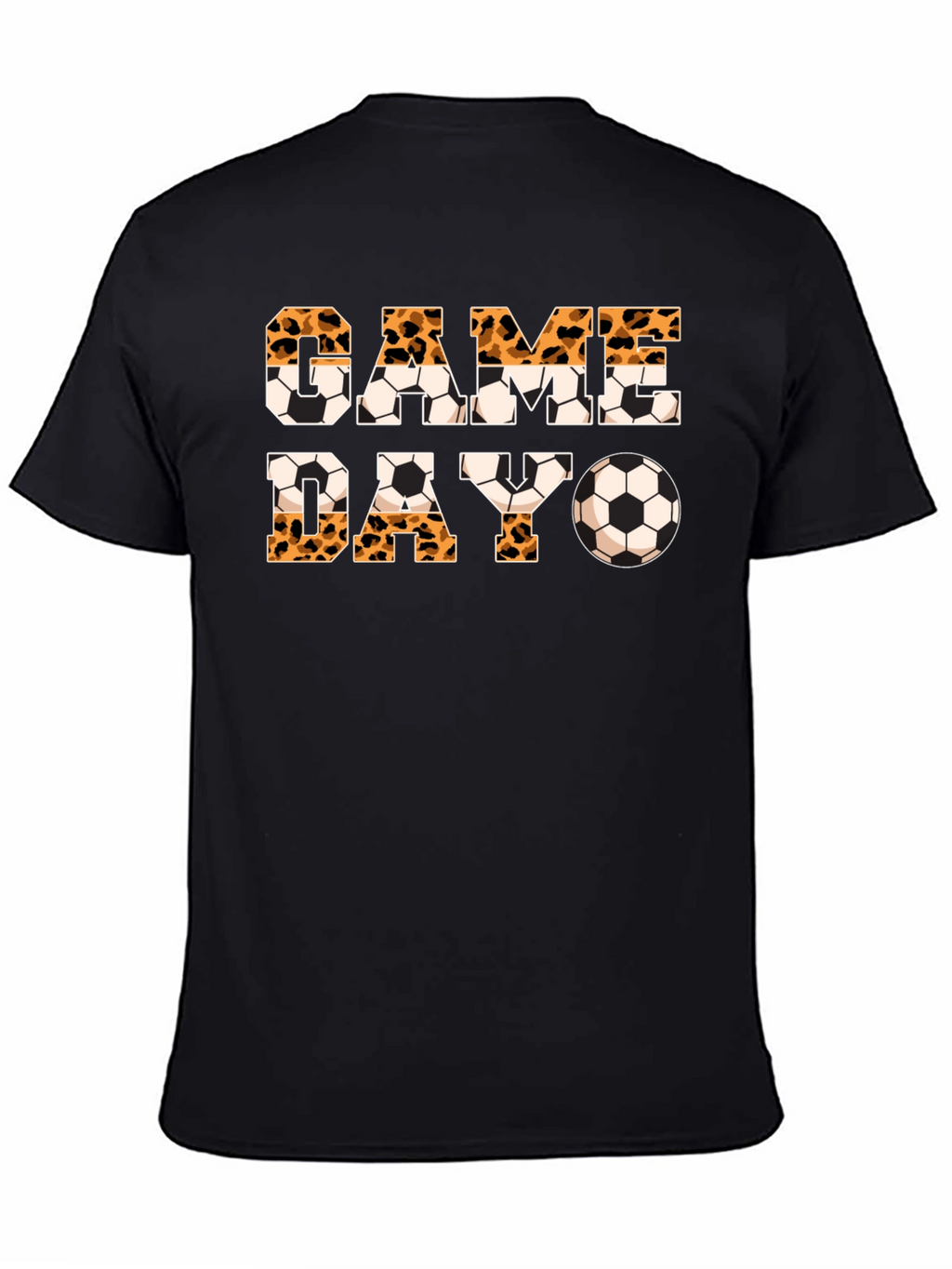 Game Day Leopard Print Soccer T-Shirt