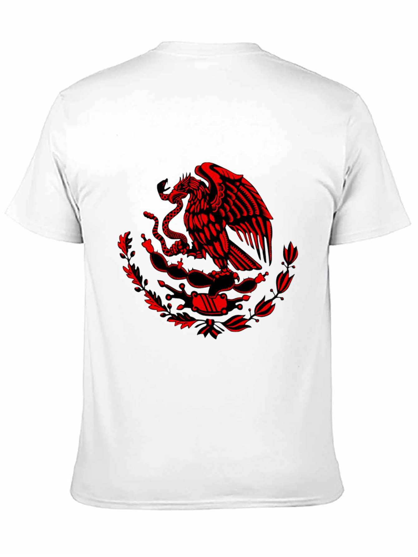 Mexican Eagle Graphic Tee - Black
