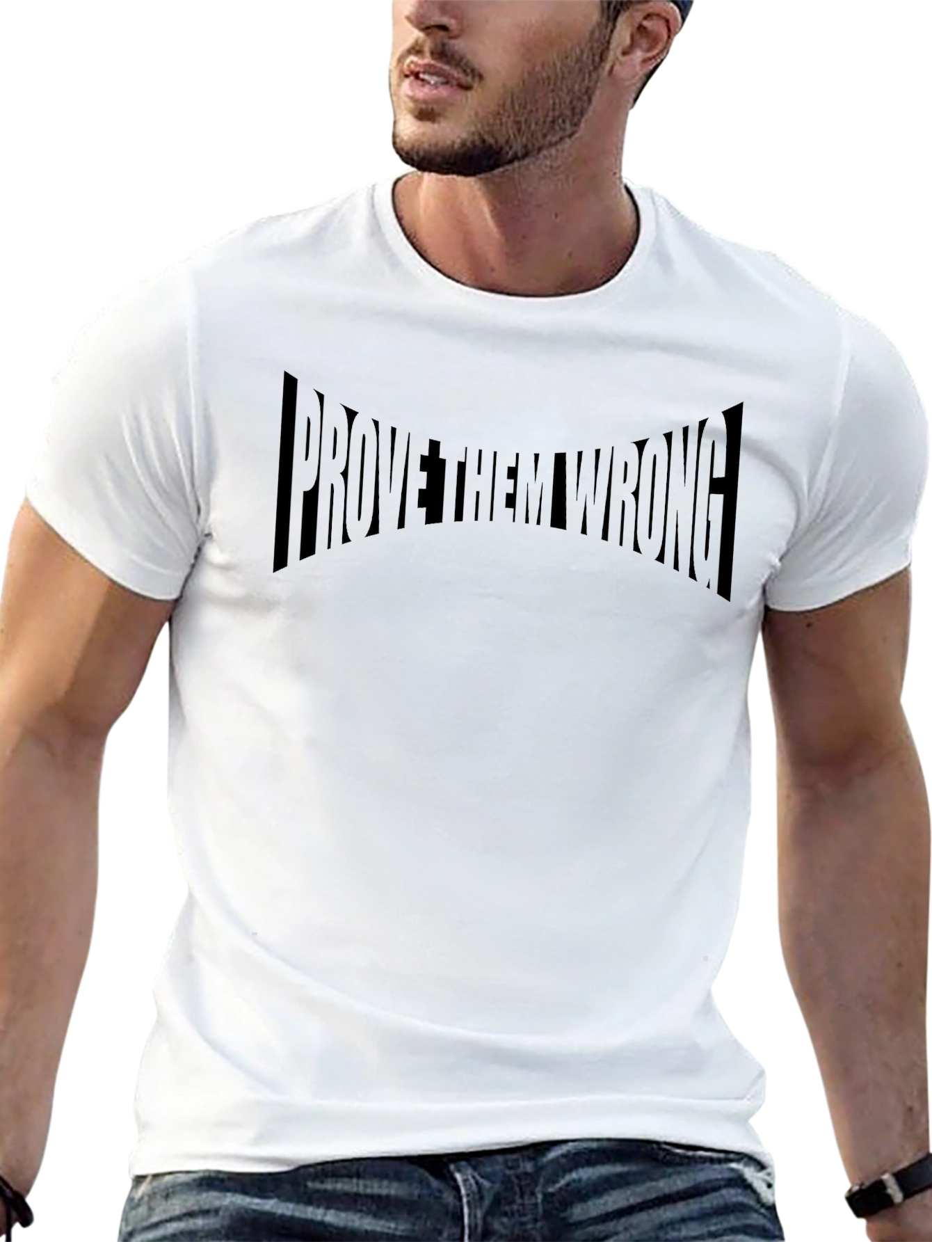 Prove Them Wrong Black Graphic T-Shirt