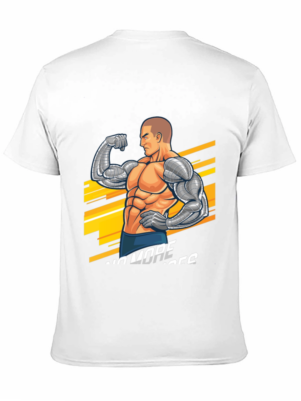 Cyber Muscle Black T-Shirt