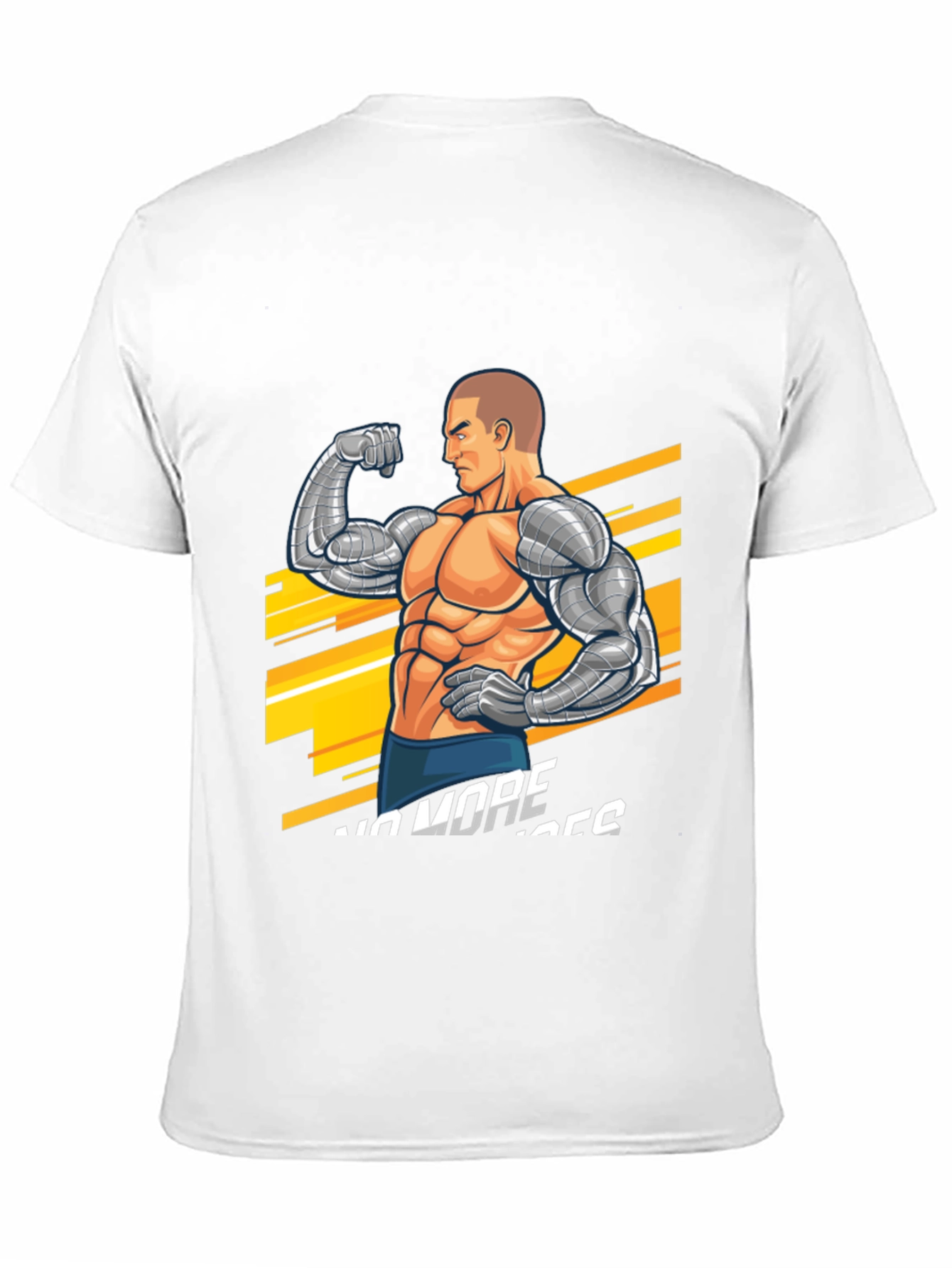Cyber Muscle Black T-Shirt