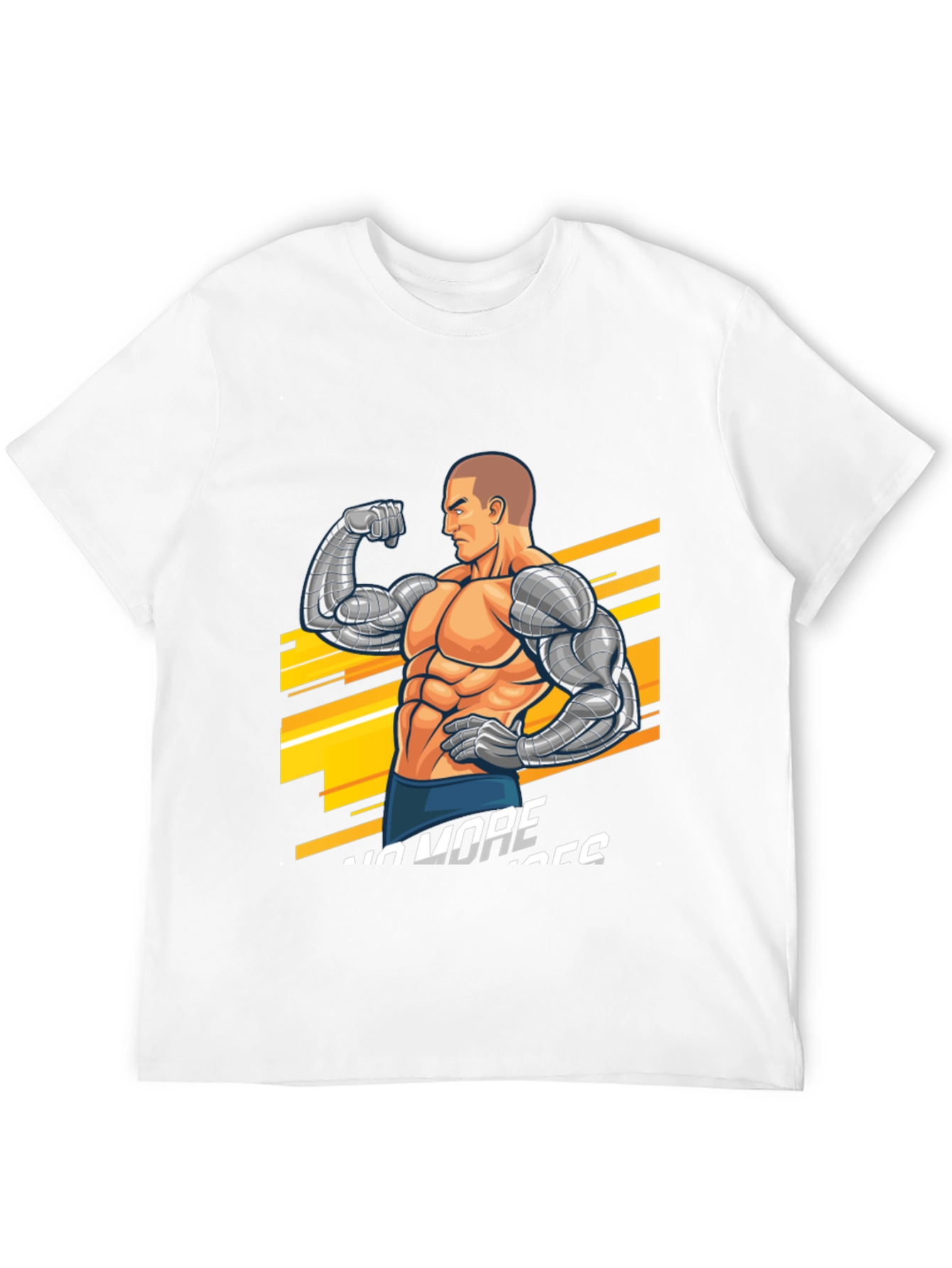 Cyber Muscle Black T-Shirt