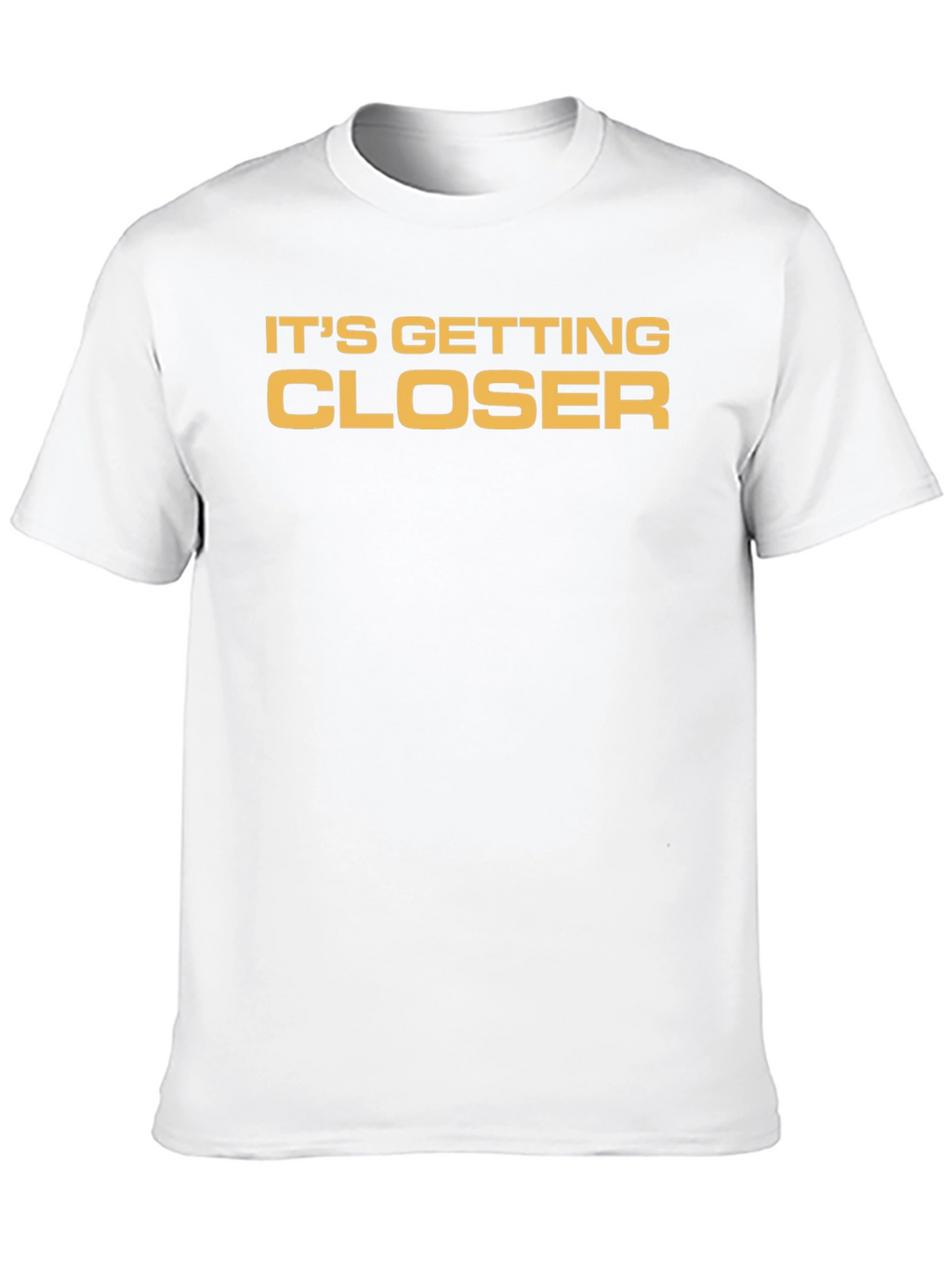 Its Getting Closer Black Graphic Tee