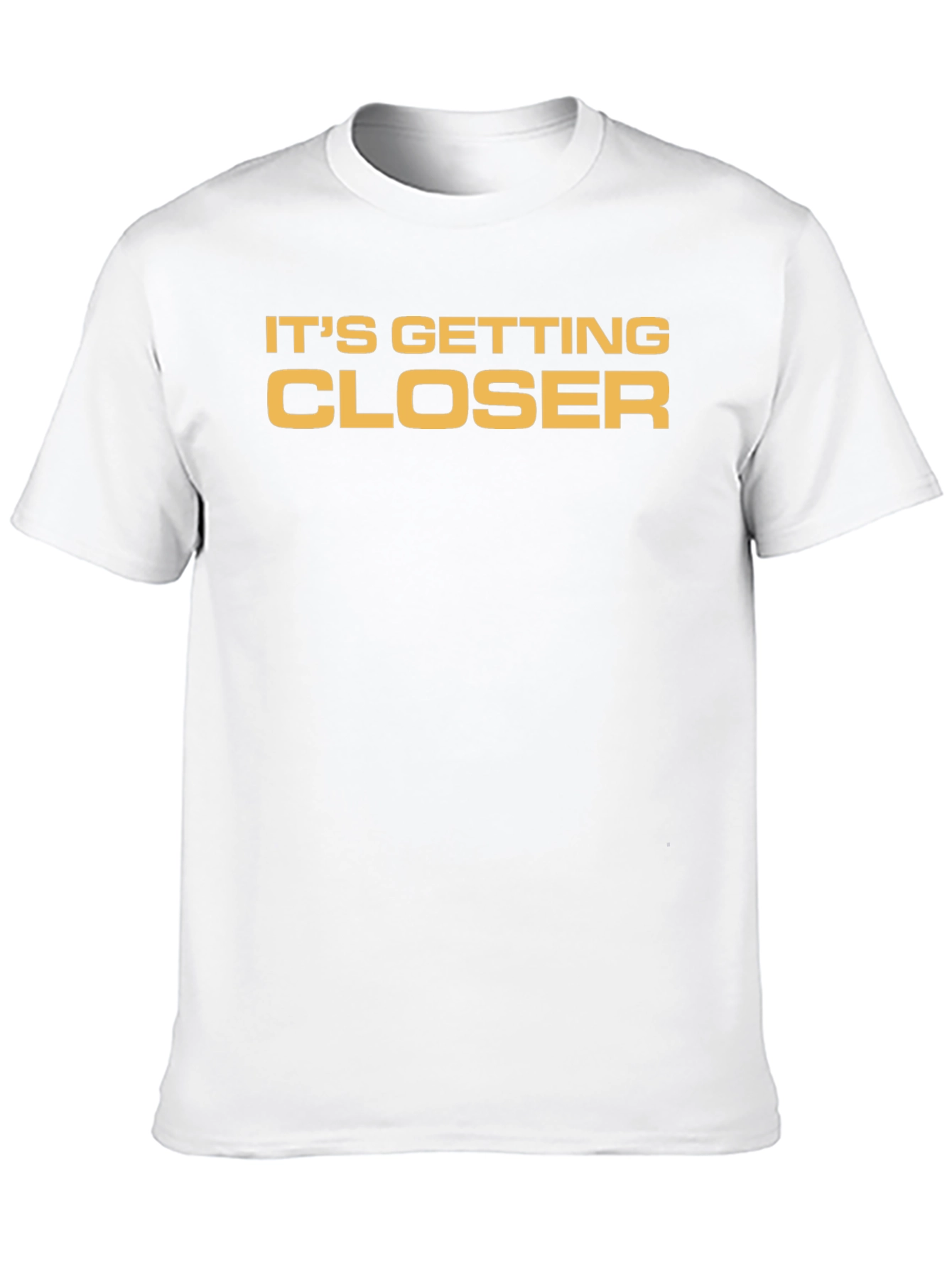 Its Getting Closer Black Graphic Tee