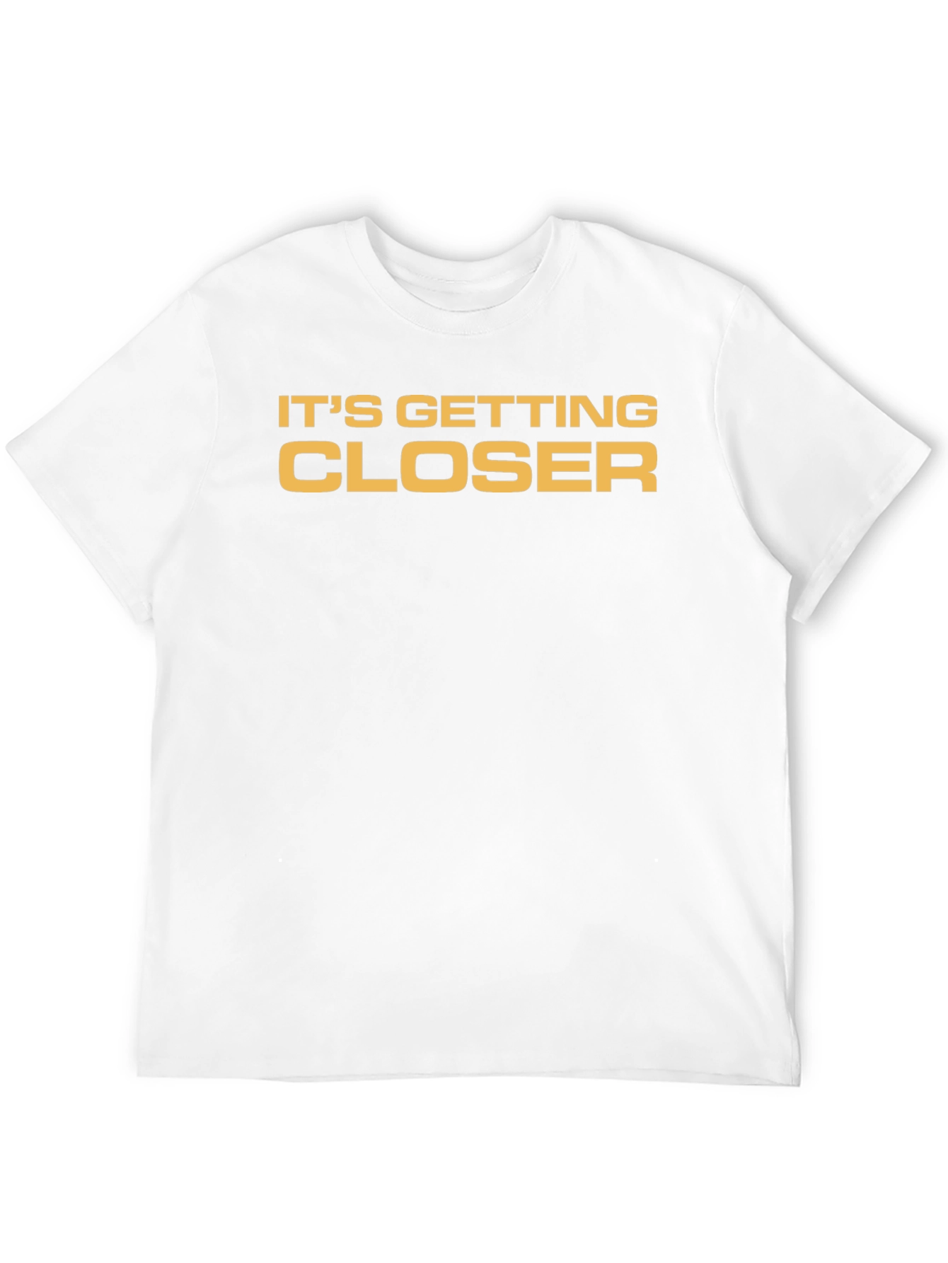 Its Getting Closer Black Graphic Tee