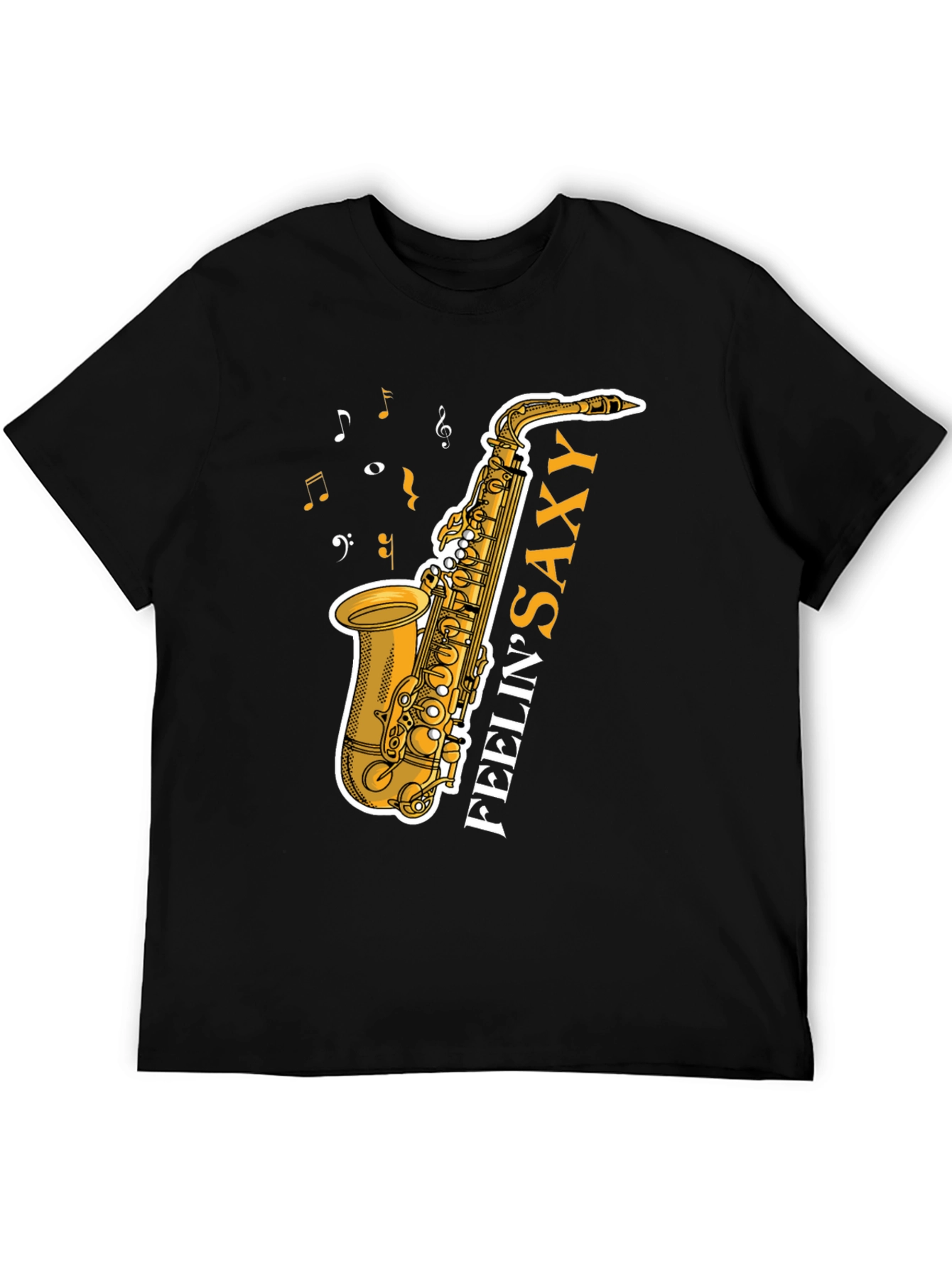 Feelin Saxy T-Shirt: Music Lovers Tee