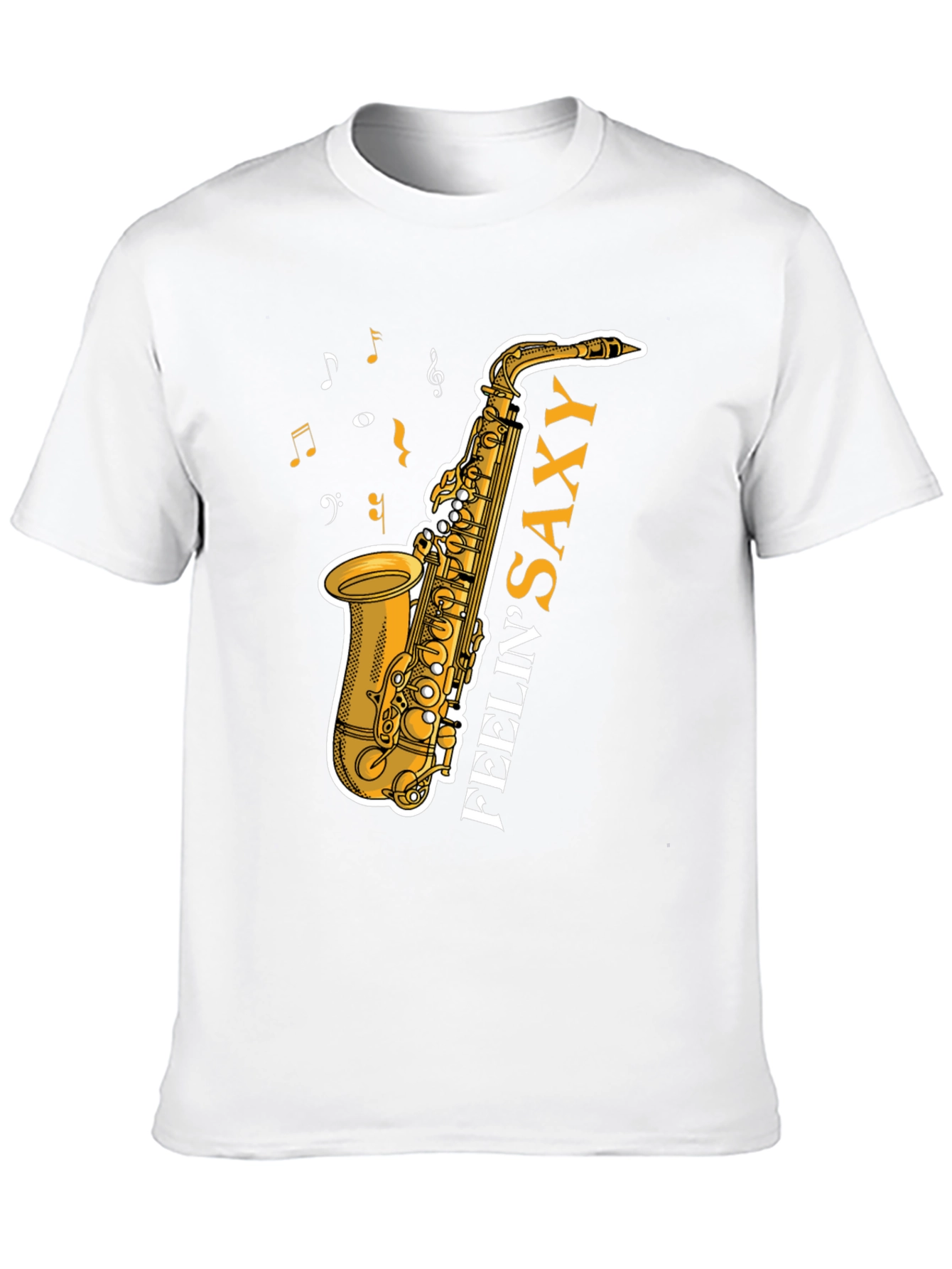 Feelin Saxy T-Shirt: Music Lovers Tee