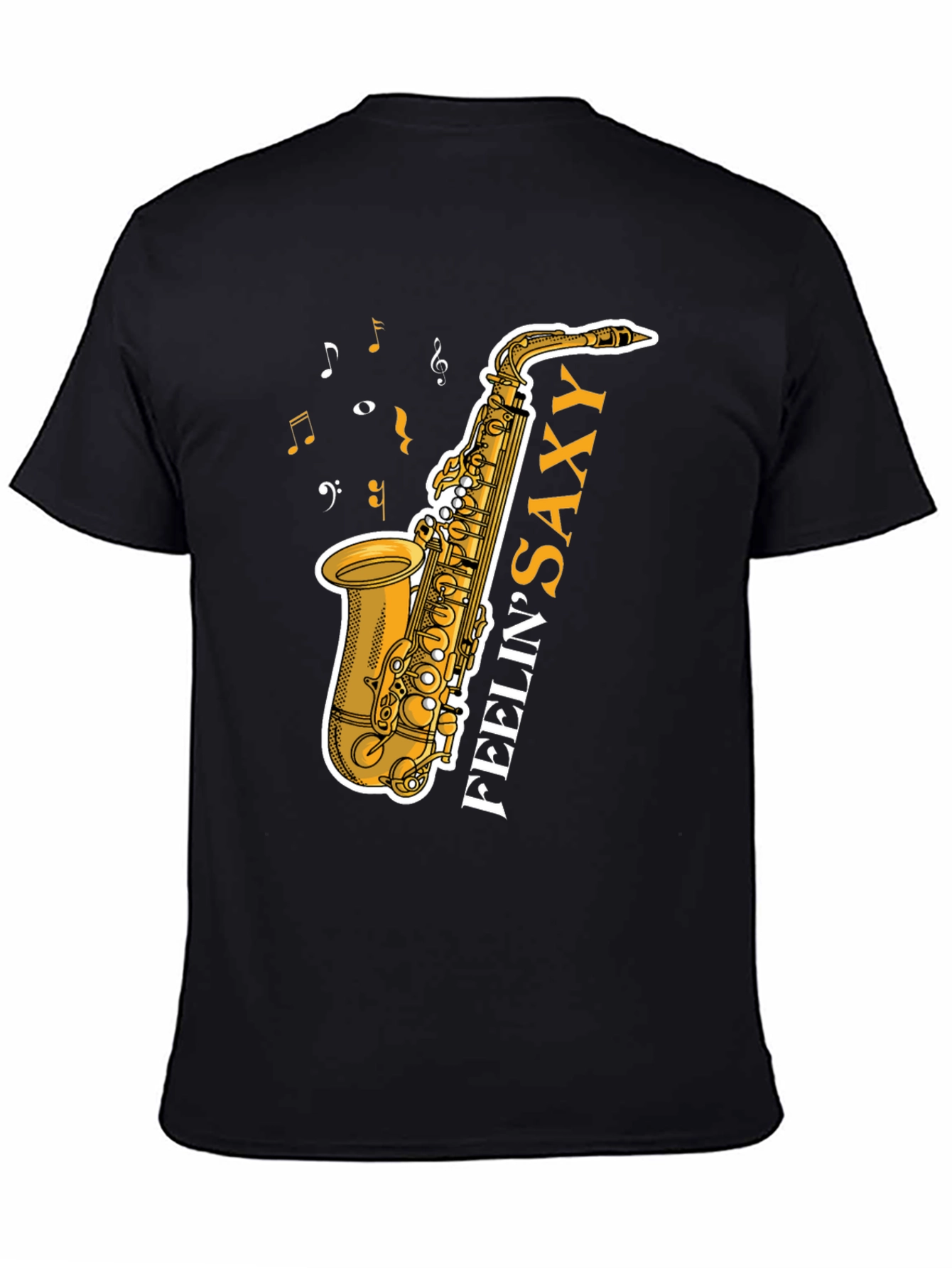 Feelin Saxy T-Shirt: Music Lovers Tee