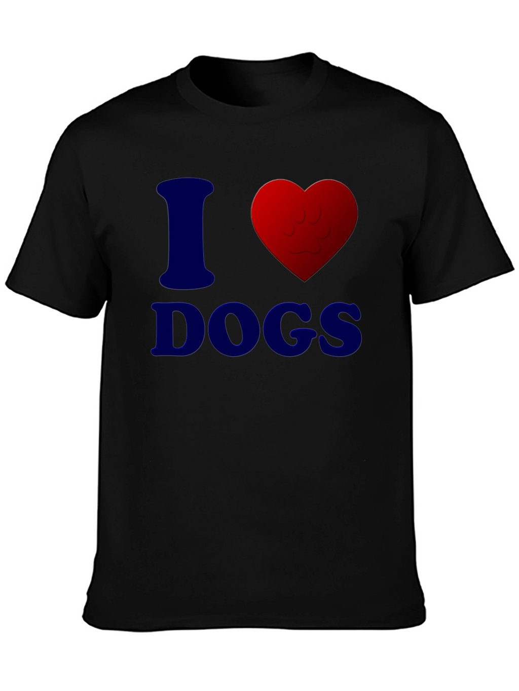 I Heart Dogs T-Shirt - Casual Comfort Tee