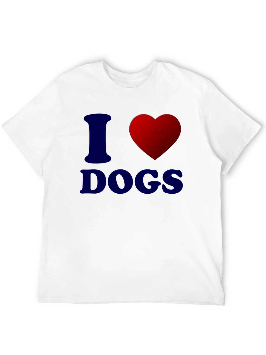 I Heart Dogs T-Shirt - Casual Comfort Tee