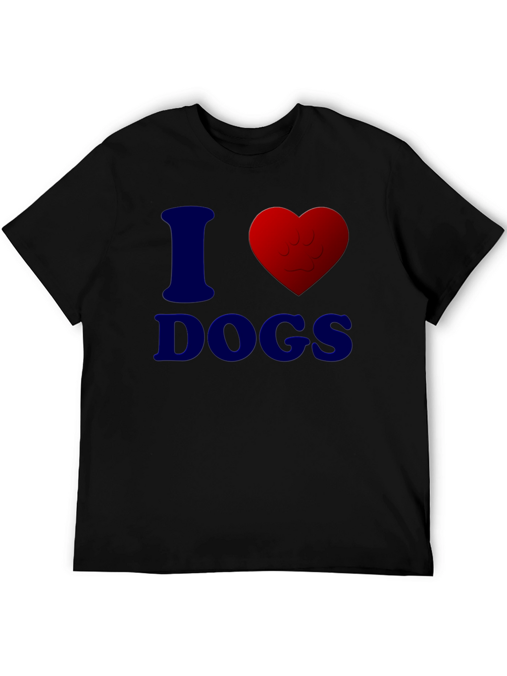 I Heart Dogs T-Shirt - Casual Comfort Tee