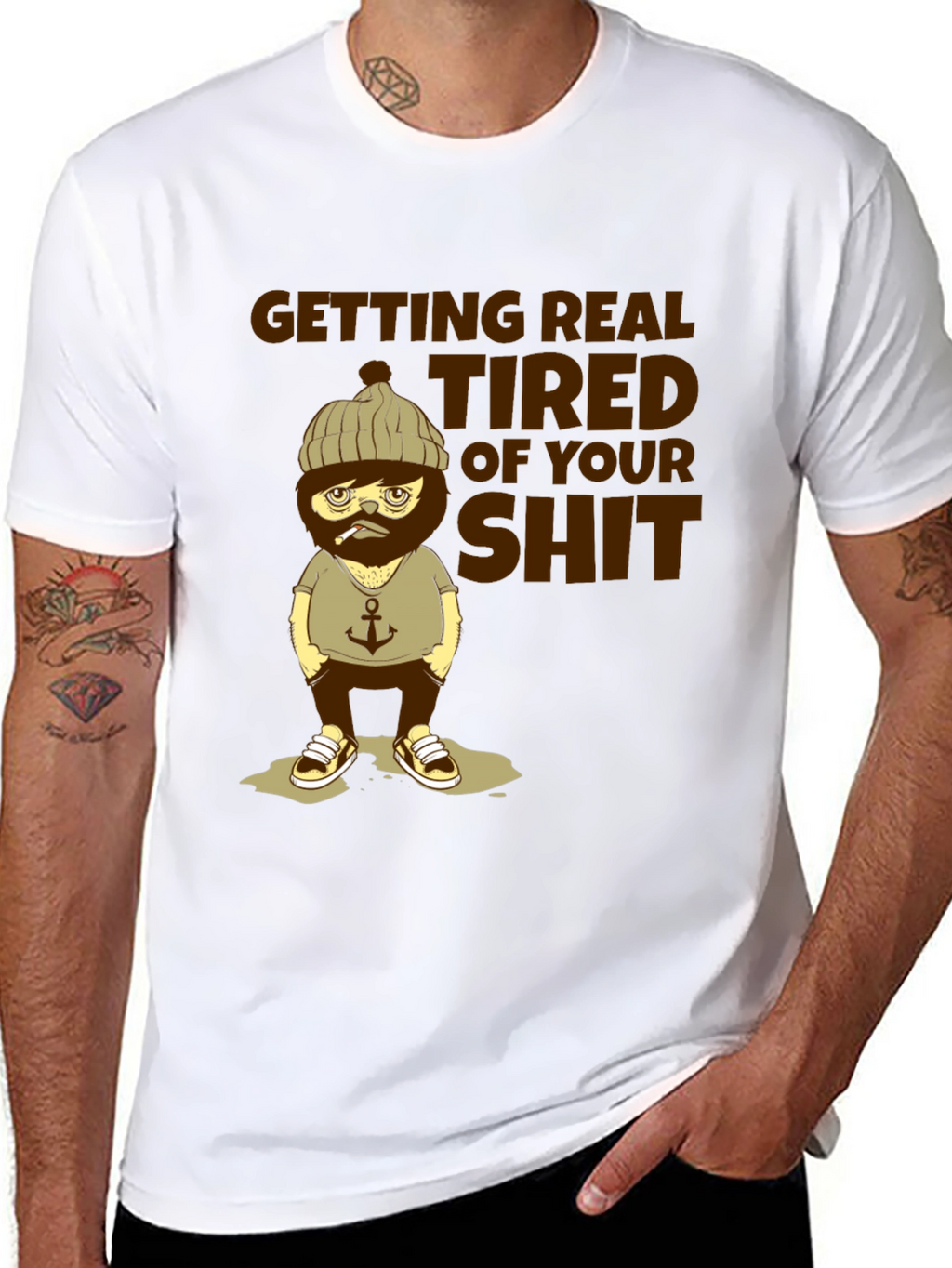 Getting Real Tired Graphic T-Shirt