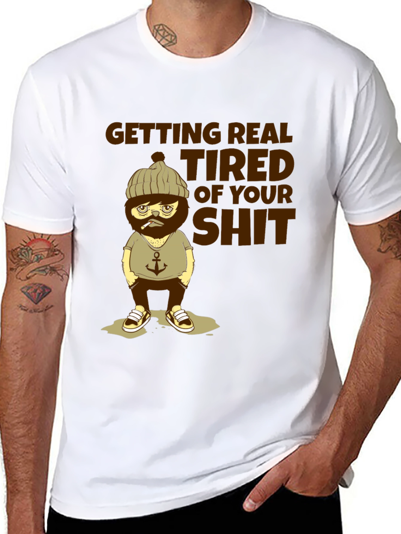 Getting Real Tired Graphic T-Shirt