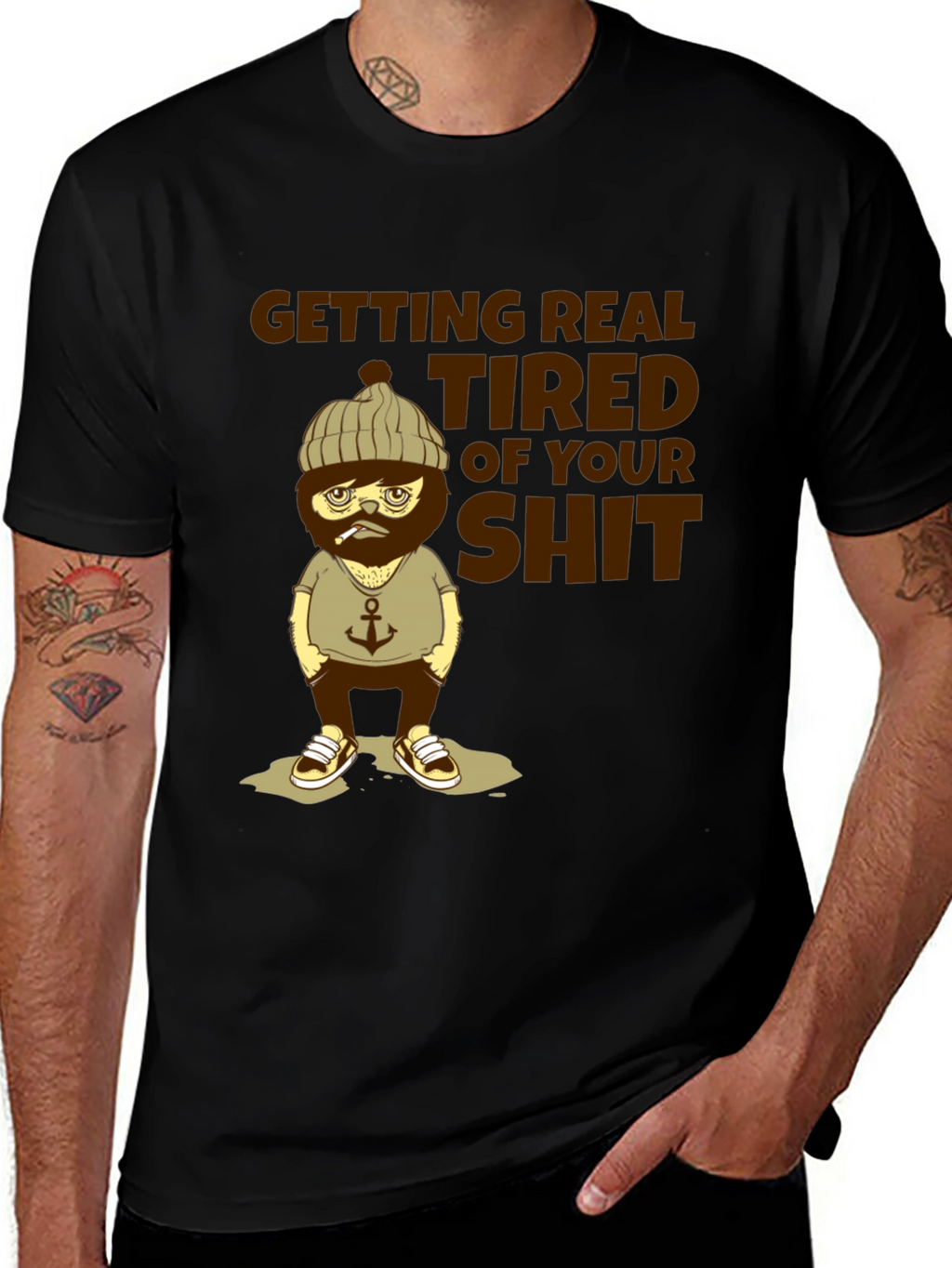 Getting Real Tired Graphic T-Shirt