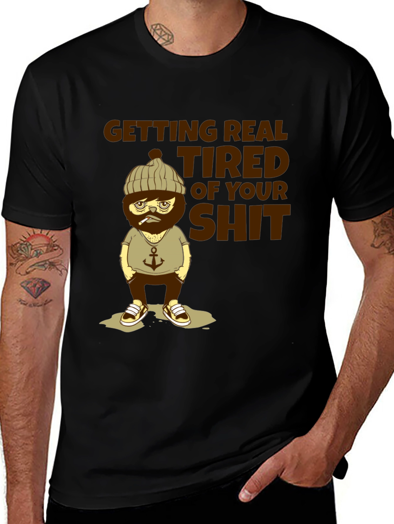 Getting Real Tired Graphic T-Shirt