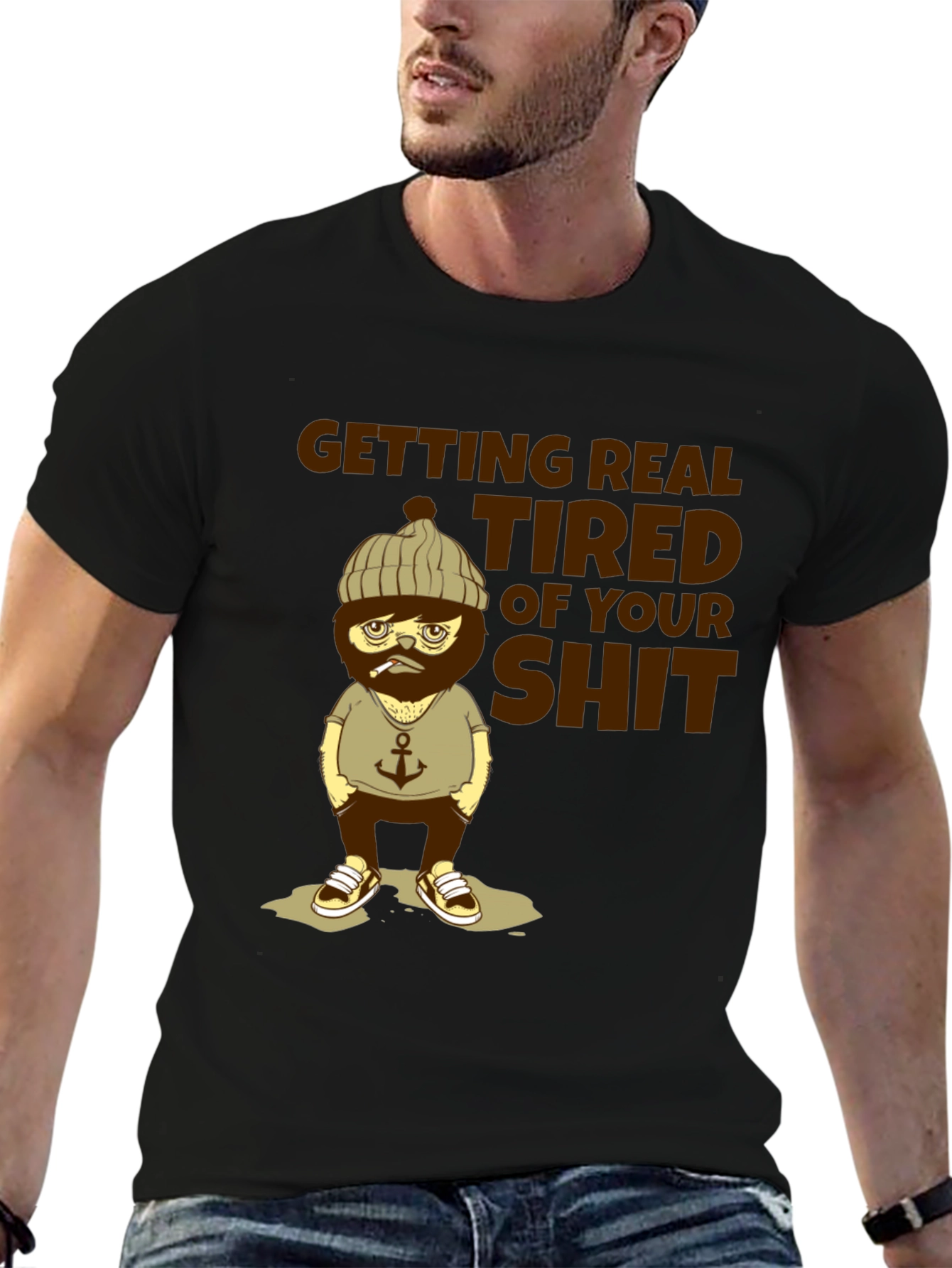 Getting Real Tired Graphic T-Shirt