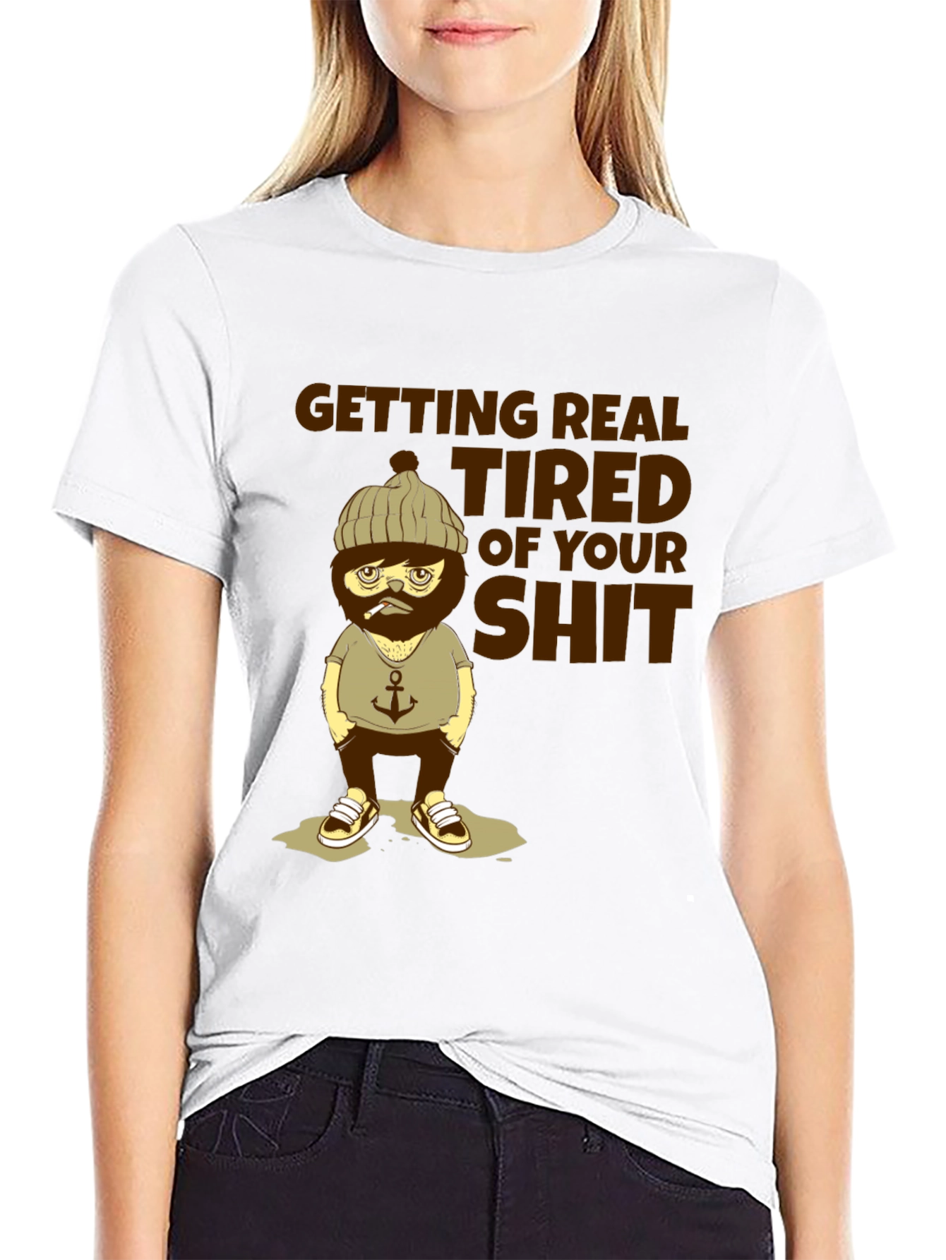 Getting Real Tired Graphic T-Shirt