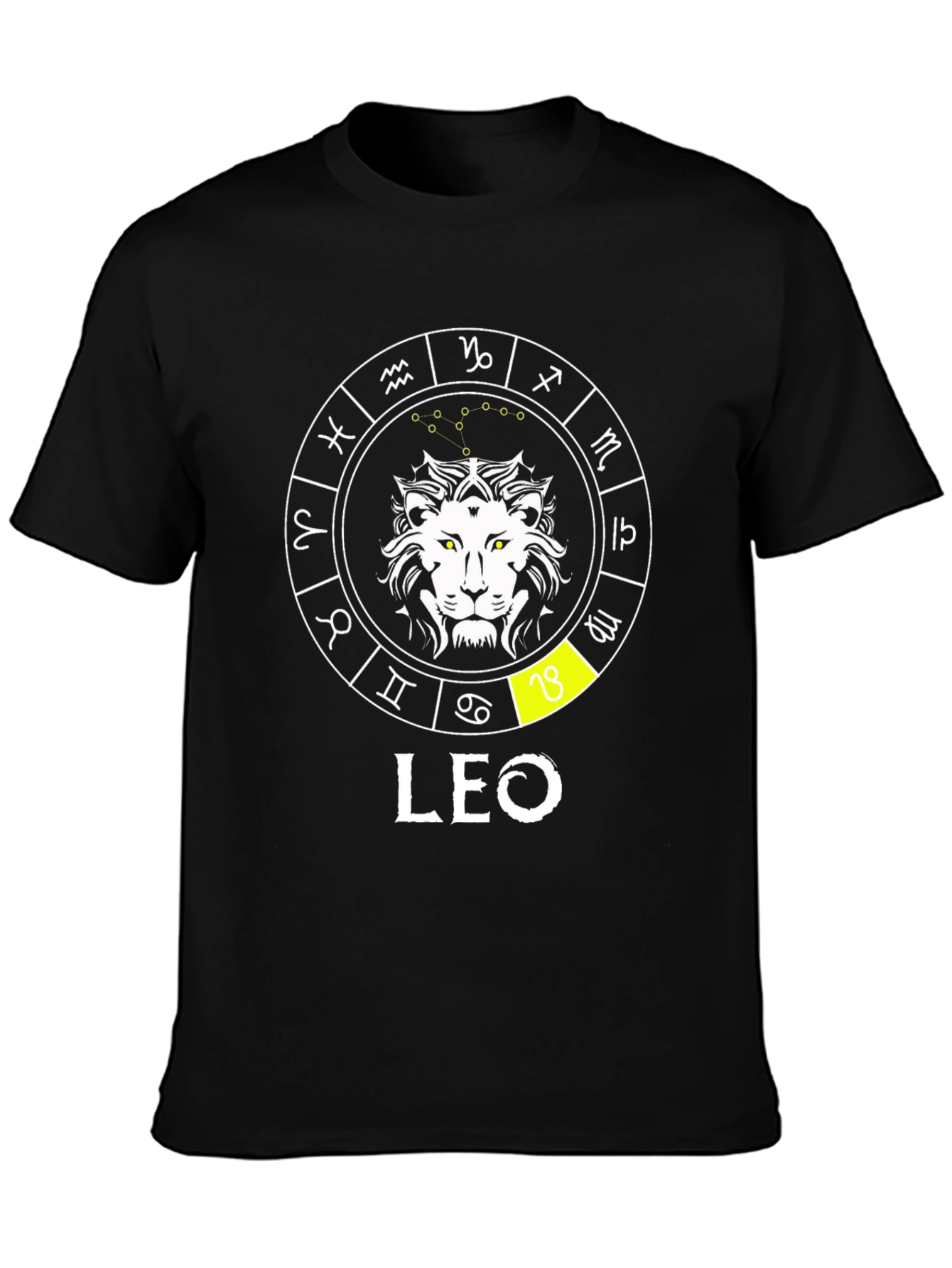 Leo Zodiac Graphic Tee - Astrology T-Shirt