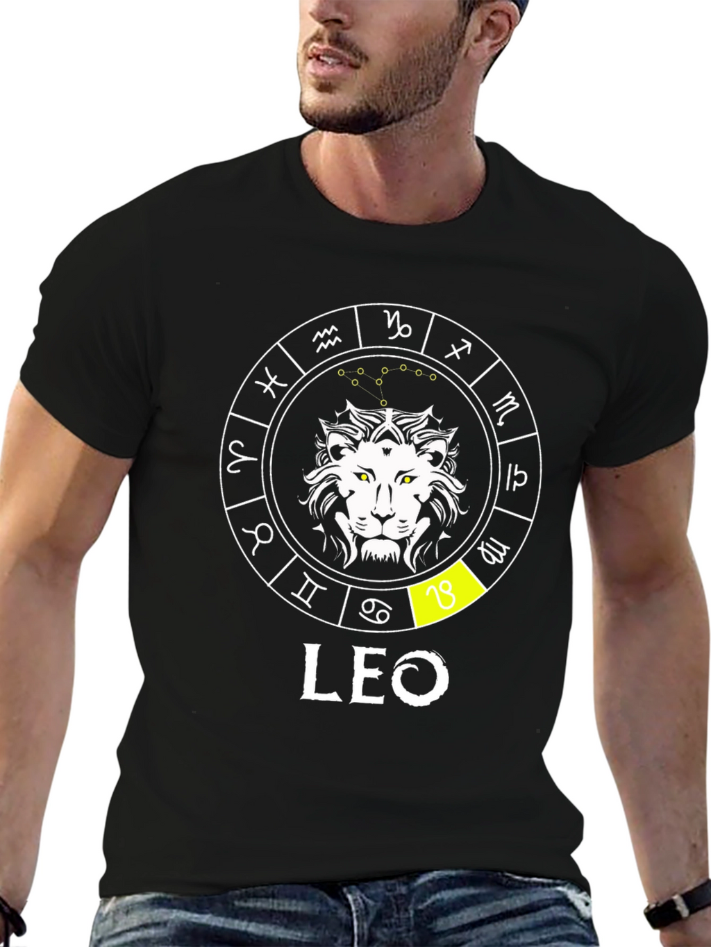 Leo Zodiac Graphic Tee - Astrology T-Shirt