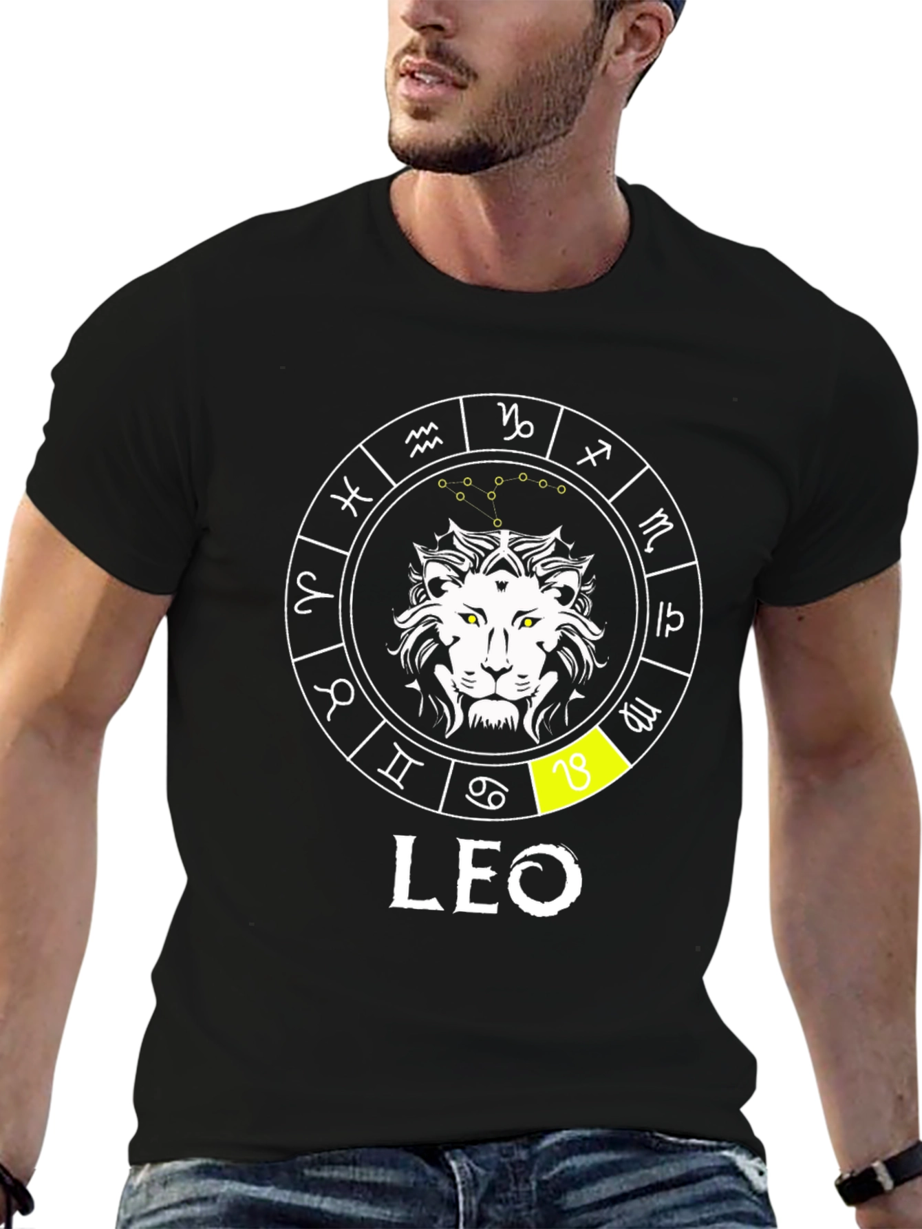 Leo Zodiac Graphic Tee - Astrology T-Shirt