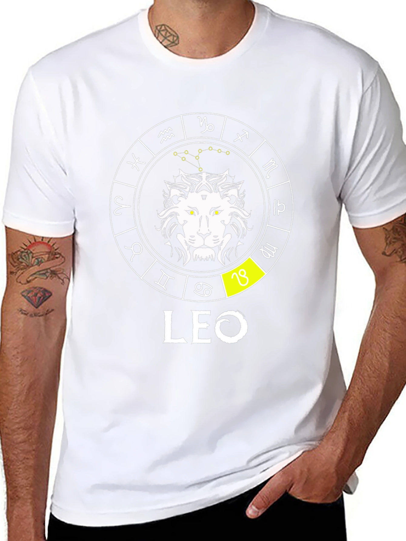 Leo Zodiac Graphic Tee - Astrology T-Shirt