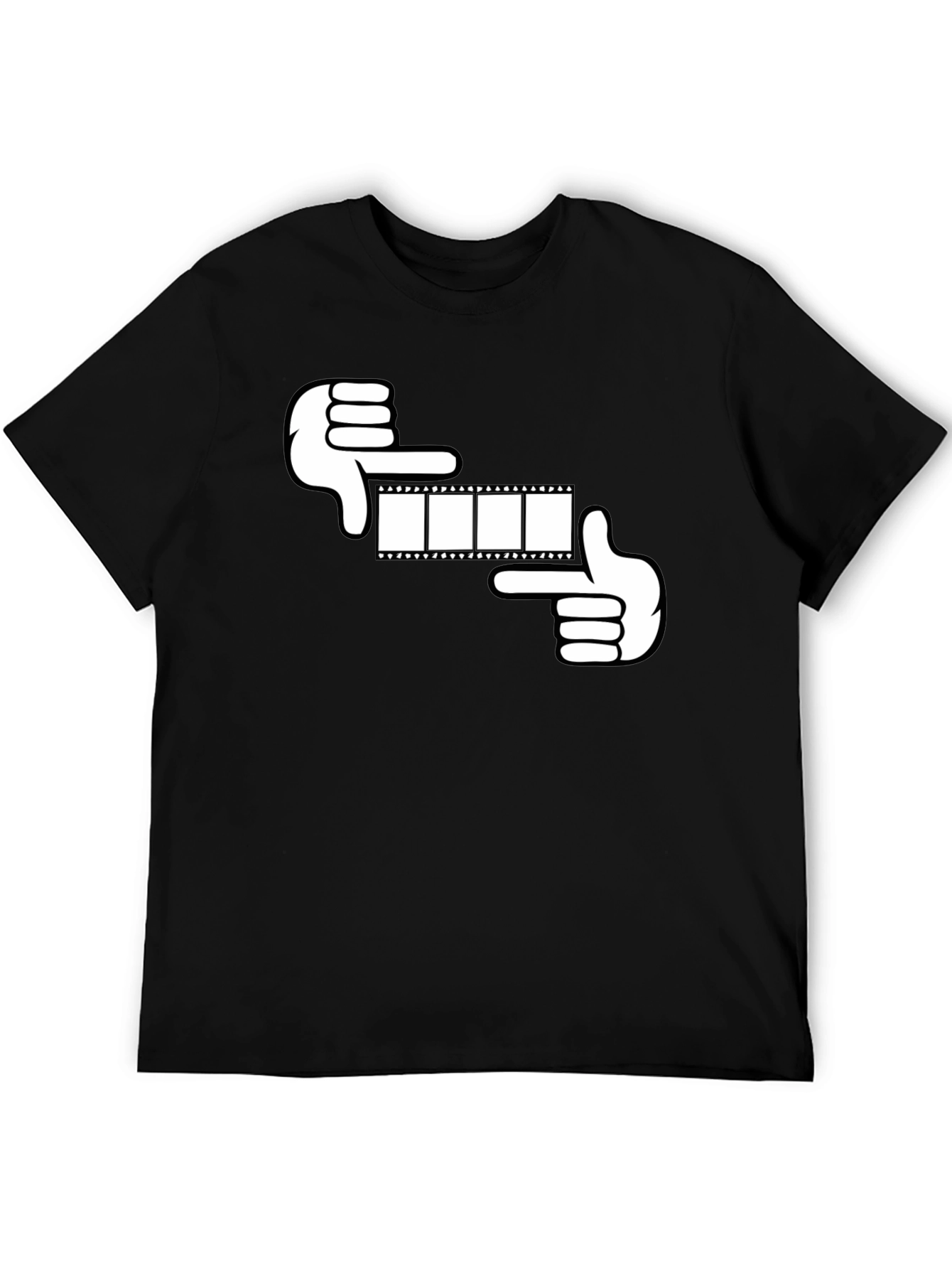 Film Frame Graphic Tee - Black