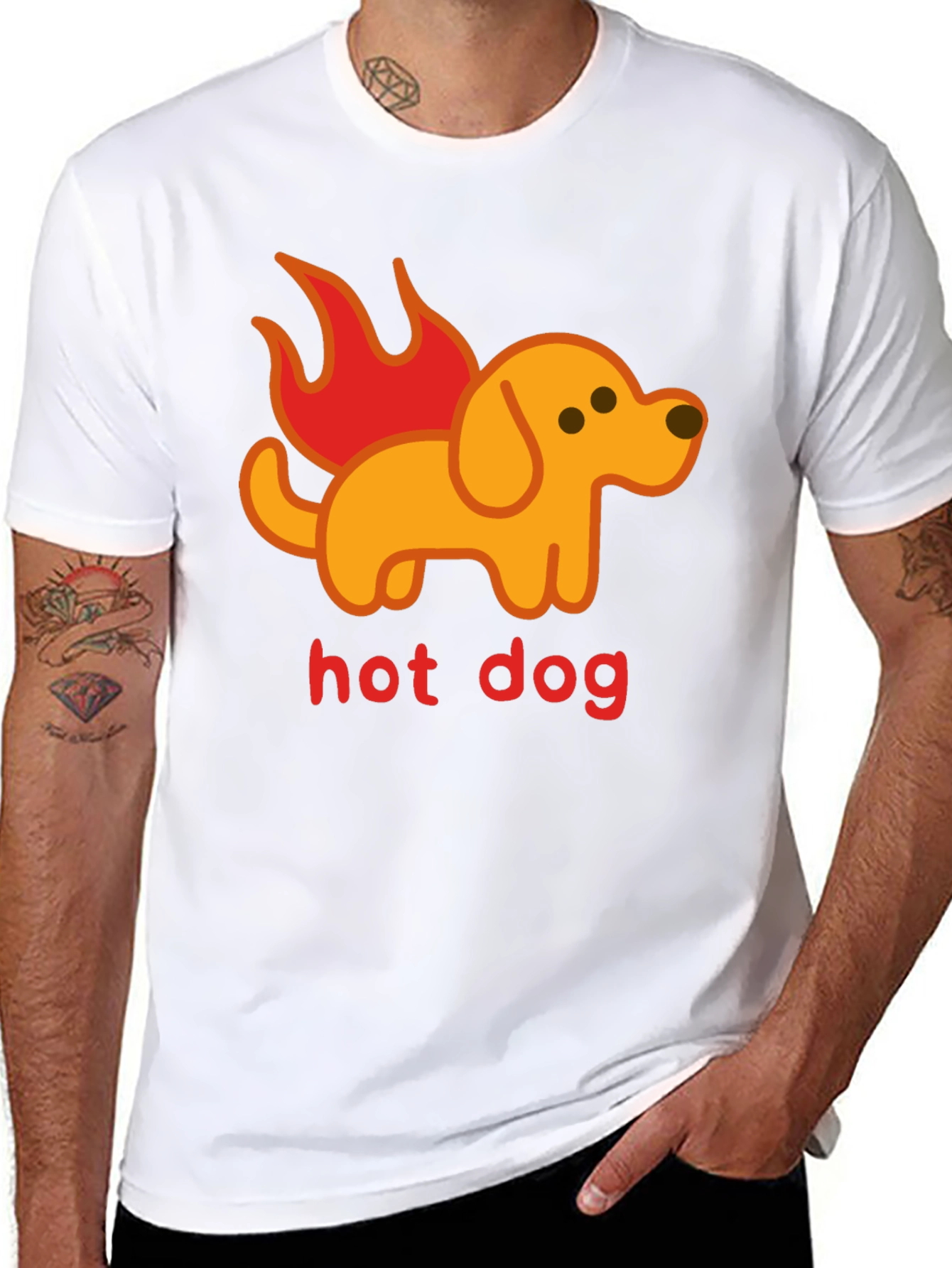 Hot Dog T-Shirt - Funny Graphic Tee