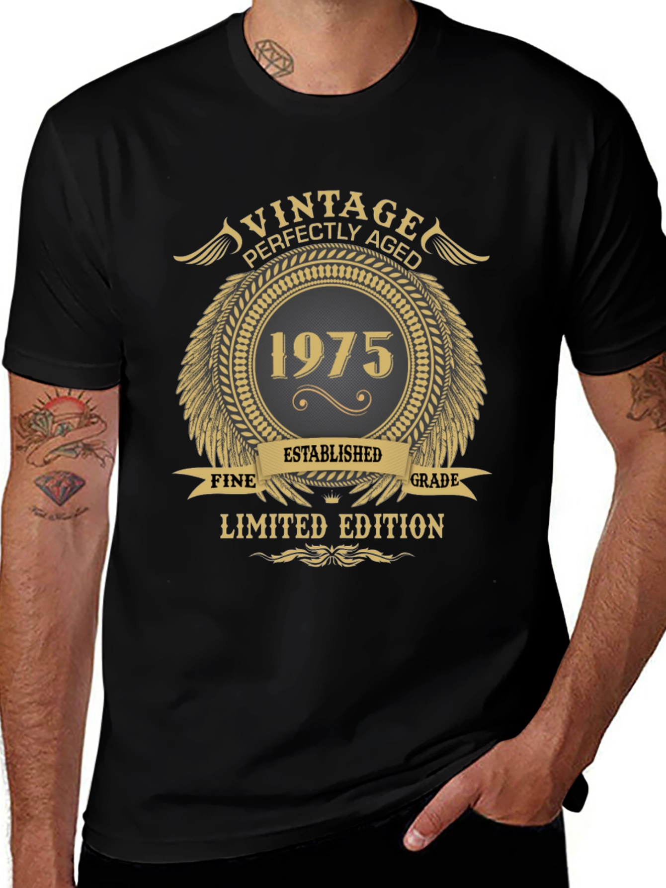 Vintage 1975 T-Shirt - Perfectly Aged Limited Edition