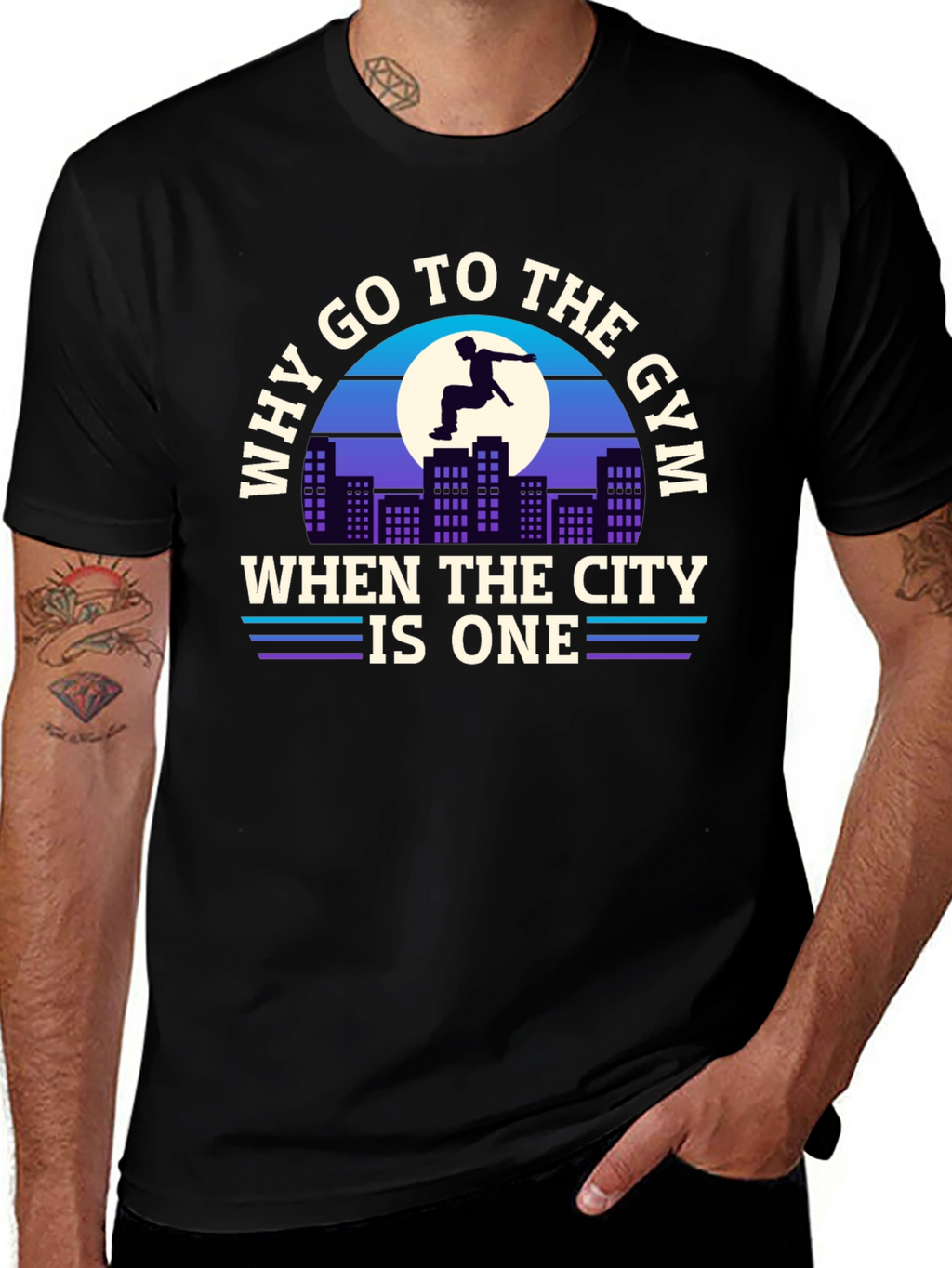 Why Go To The Gym City T-Shirt