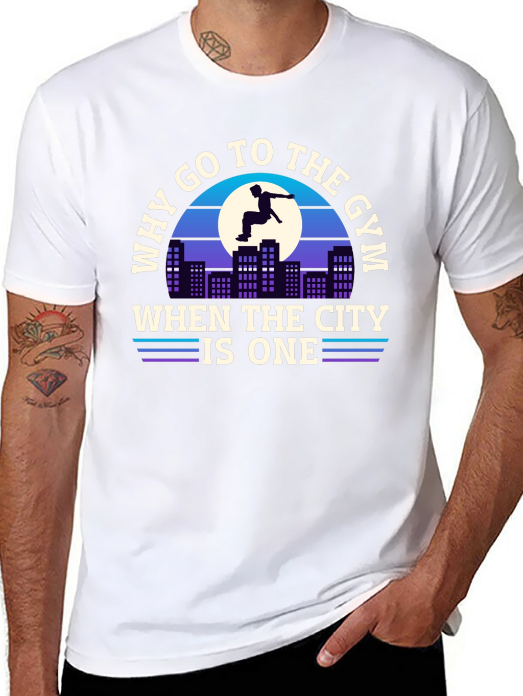 Why Go To The Gym City T-Shirt