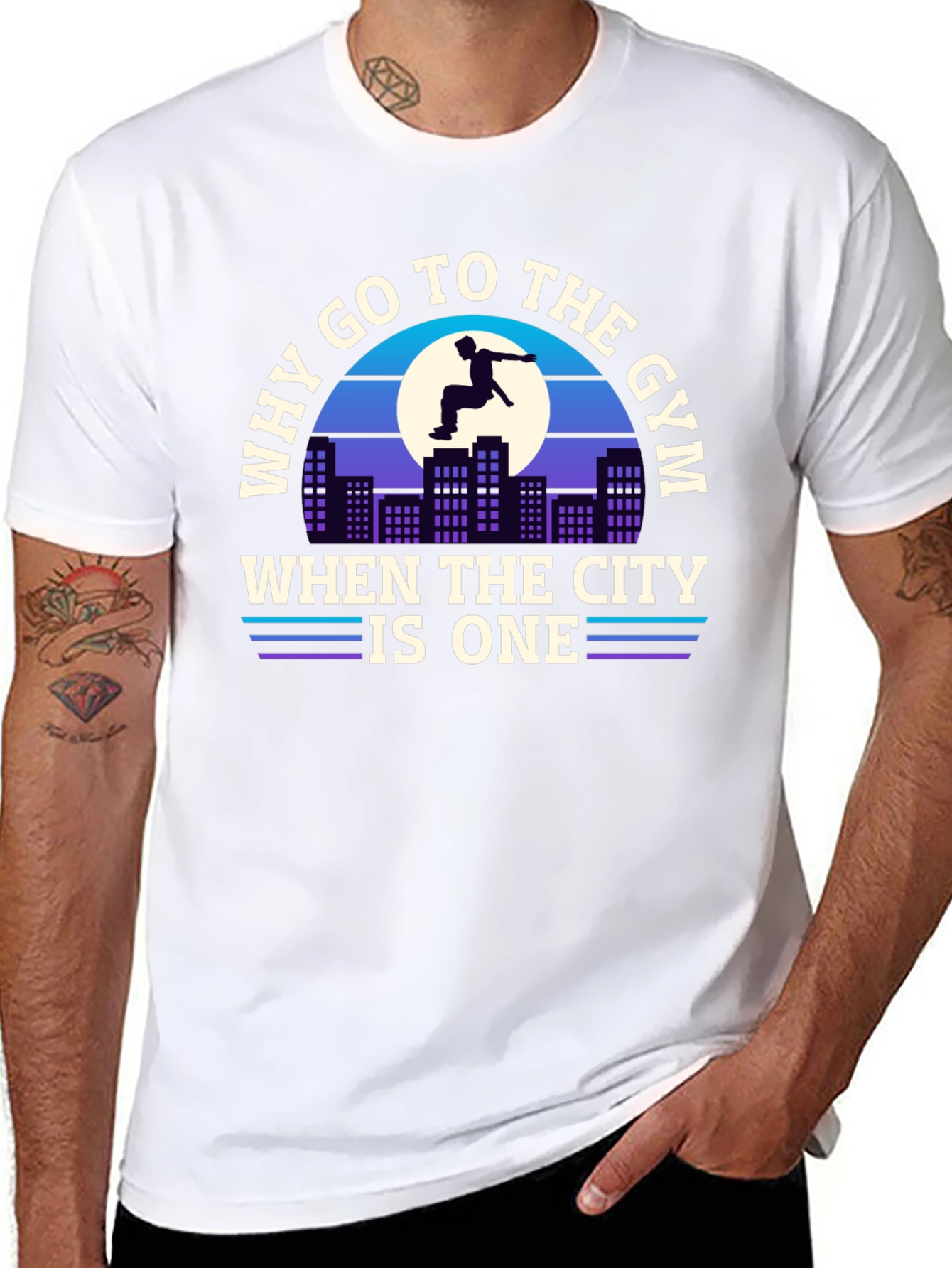 Why Go To The Gym City T-Shirt