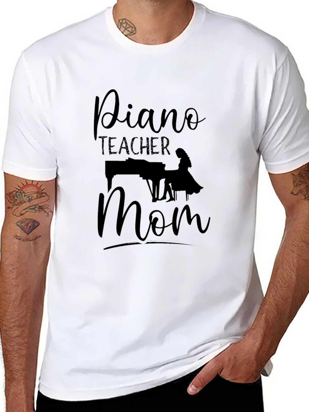 Piano Teacher Mom T-Shirt - Music Lover Tee