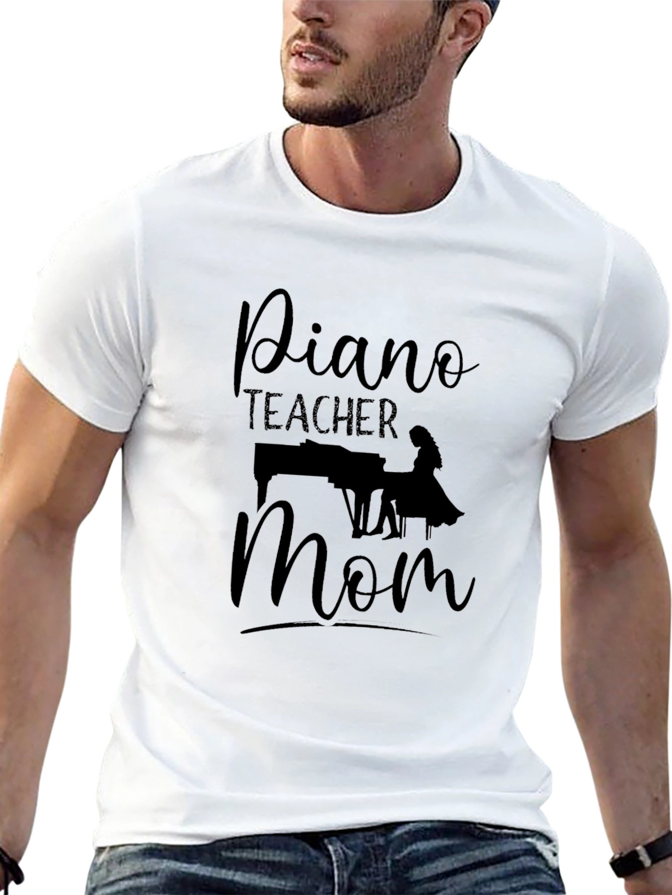 Piano Teacher Mom T-Shirt - Music Lover Tee