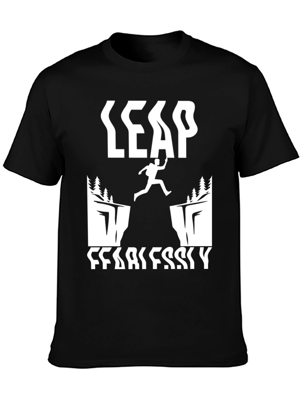Leap Fearlessly Graphic T-Shirt - Mens