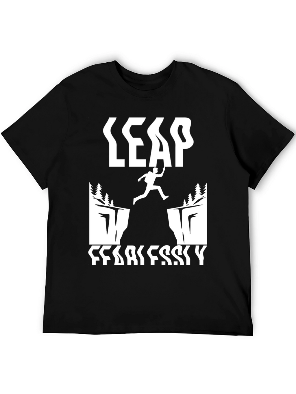 Leap Fearlessly Graphic T-Shirt - Mens