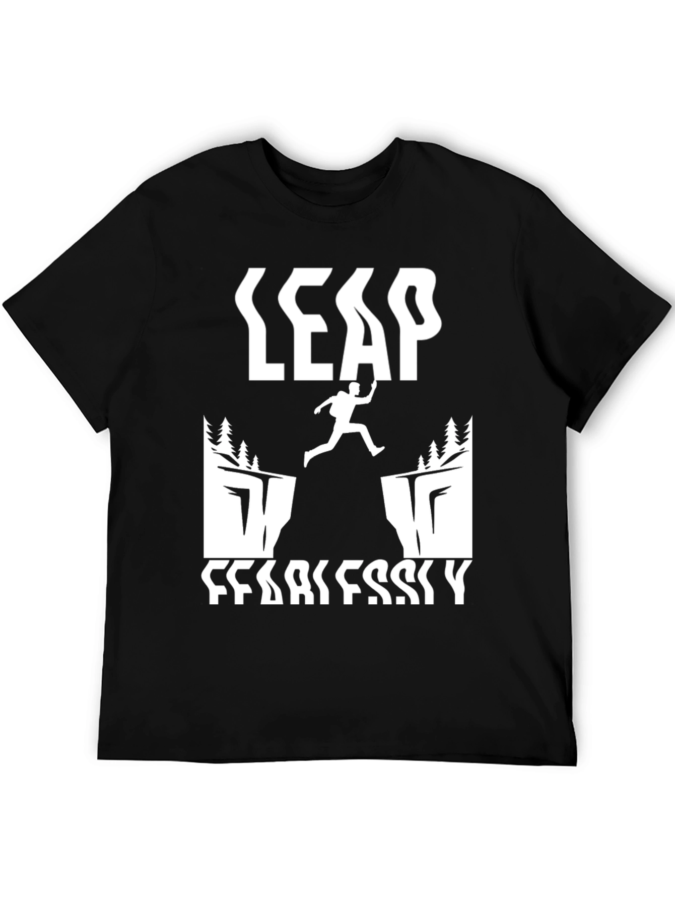 Leap Fearlessly Graphic T-Shirt - Mens